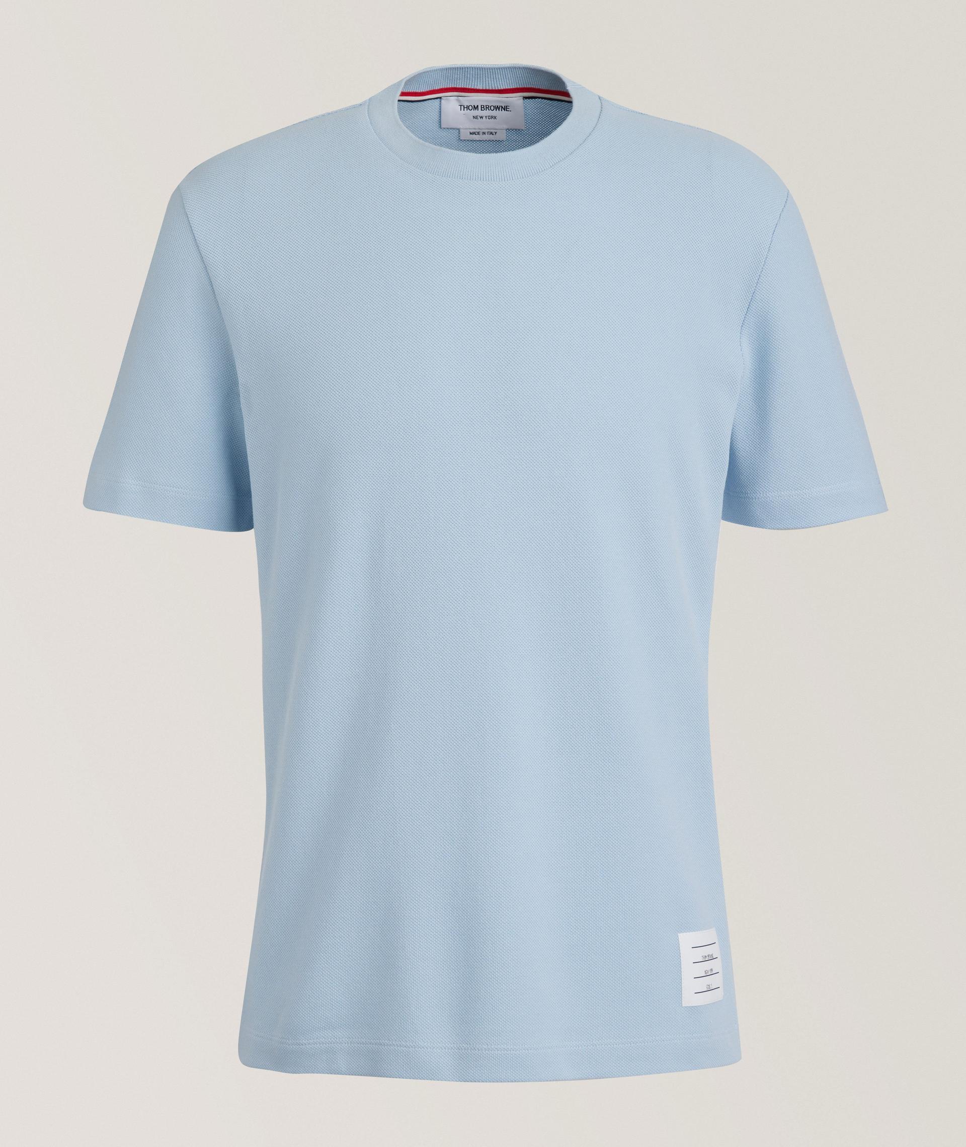 Four-Bar Piqué Knit T-Shirt  image 0