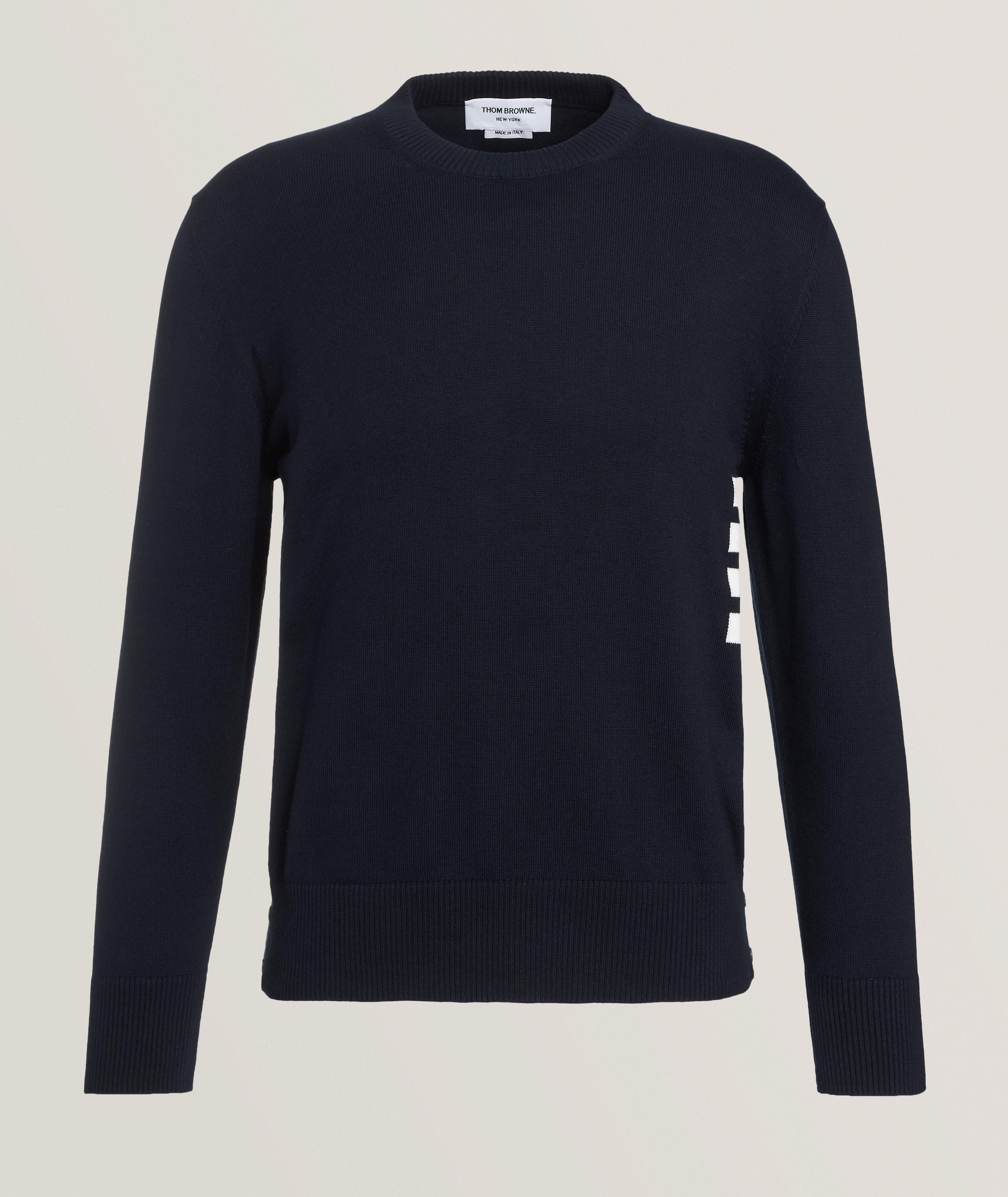 4-Bar Cotton Jersey Sweater  image 0