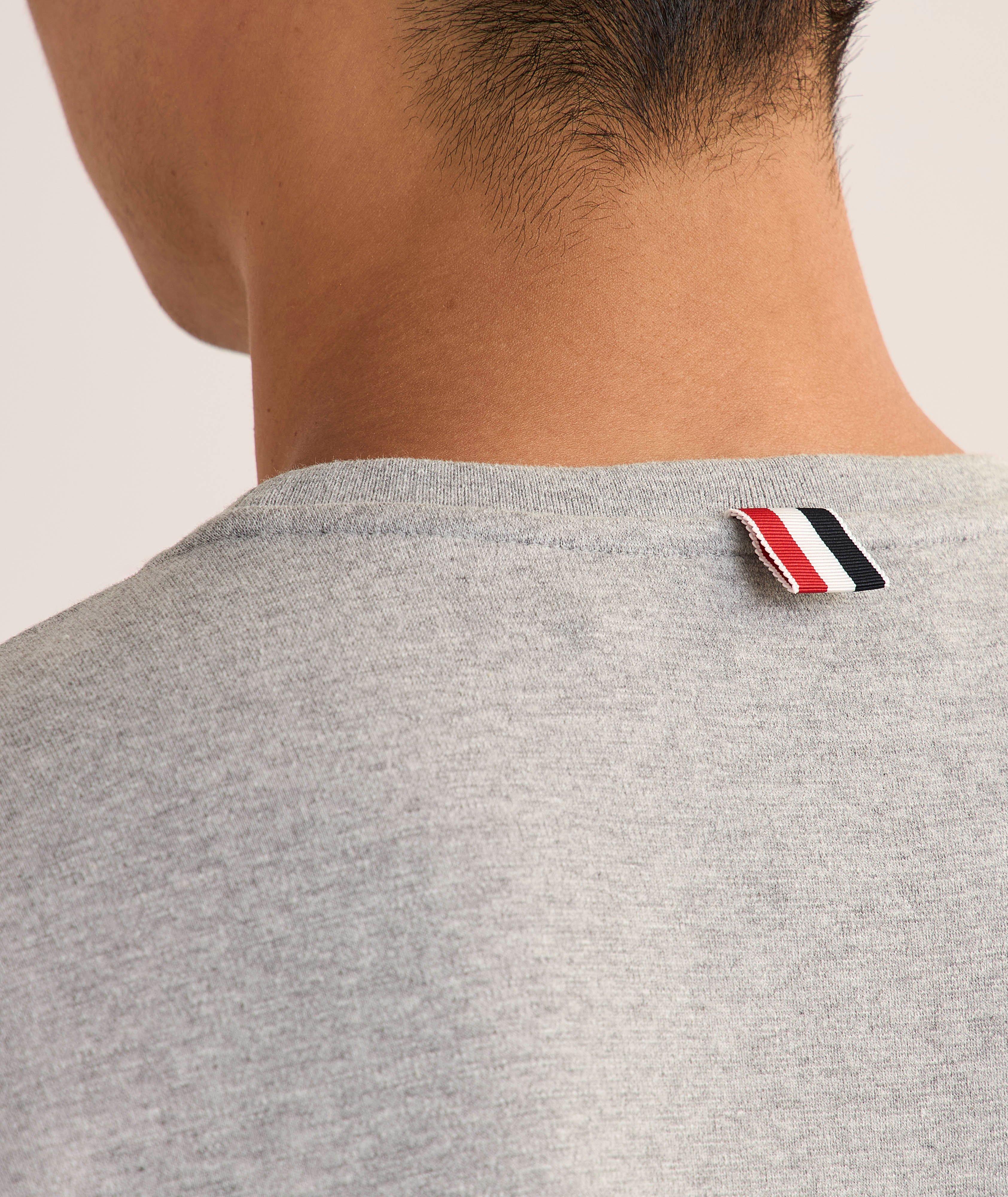 RWB Striped Trim Rugby Cotton T-Shirt image 4