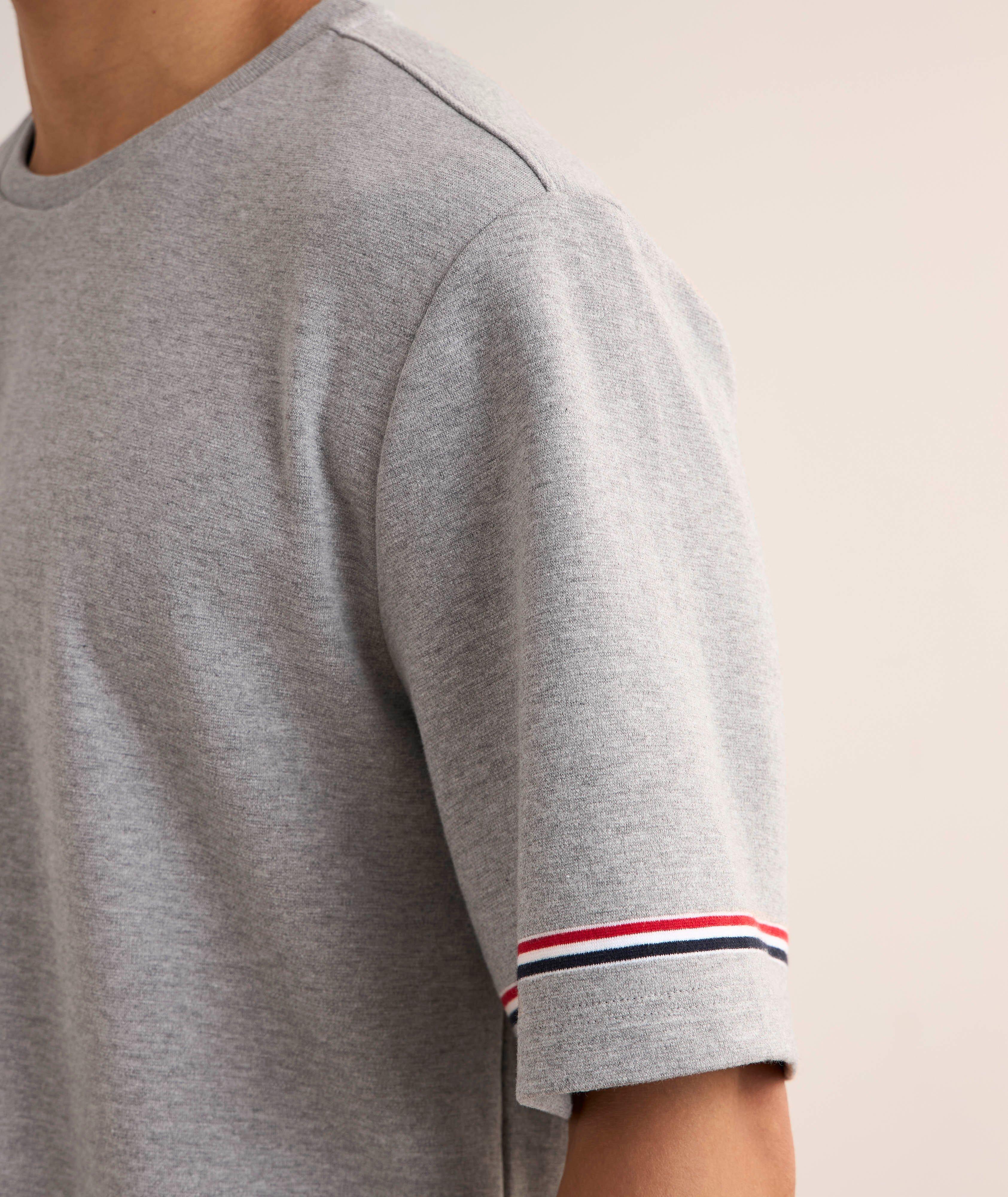 RWB Striped Trim Rugby Cotton T-Shirt image 5