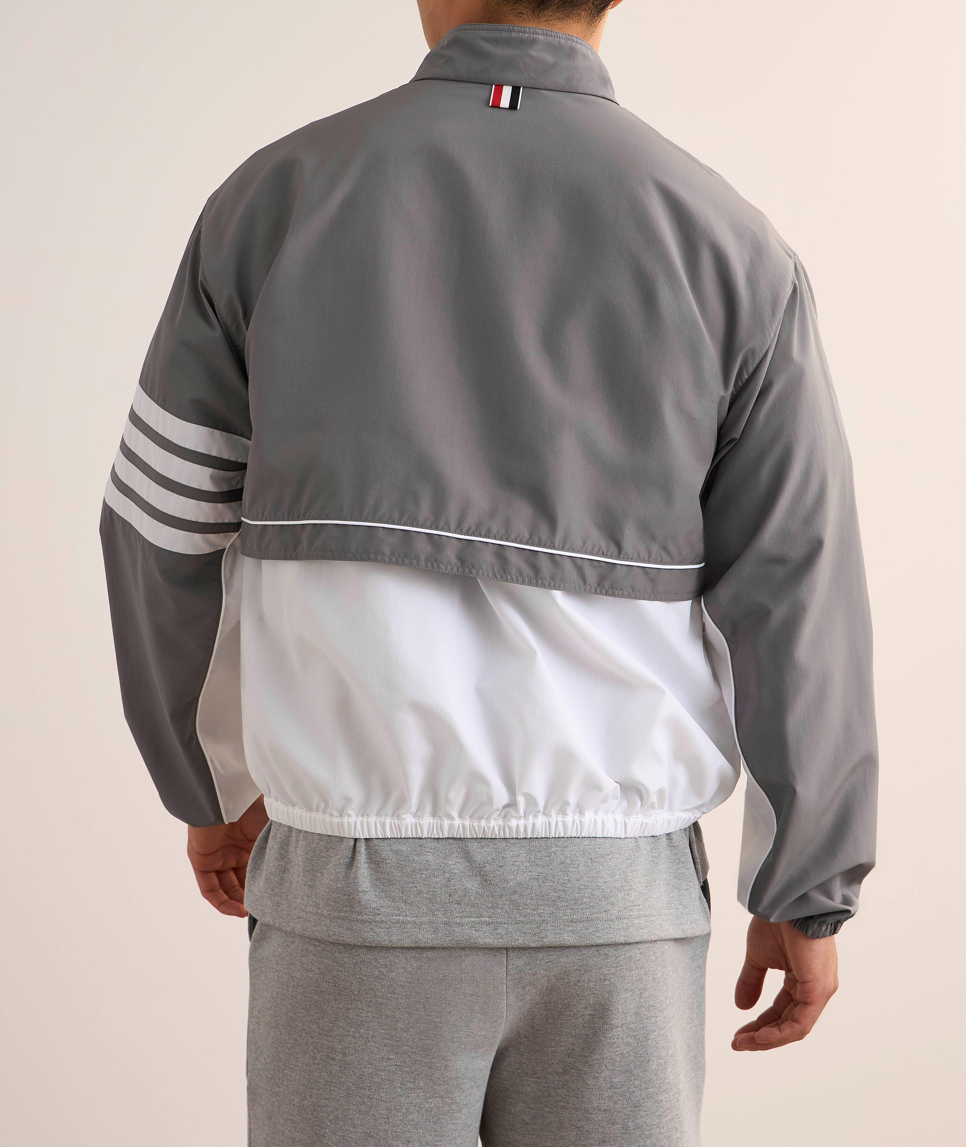 Colourblock 4-Bar Ripstop Windbreaker Jacket image 2