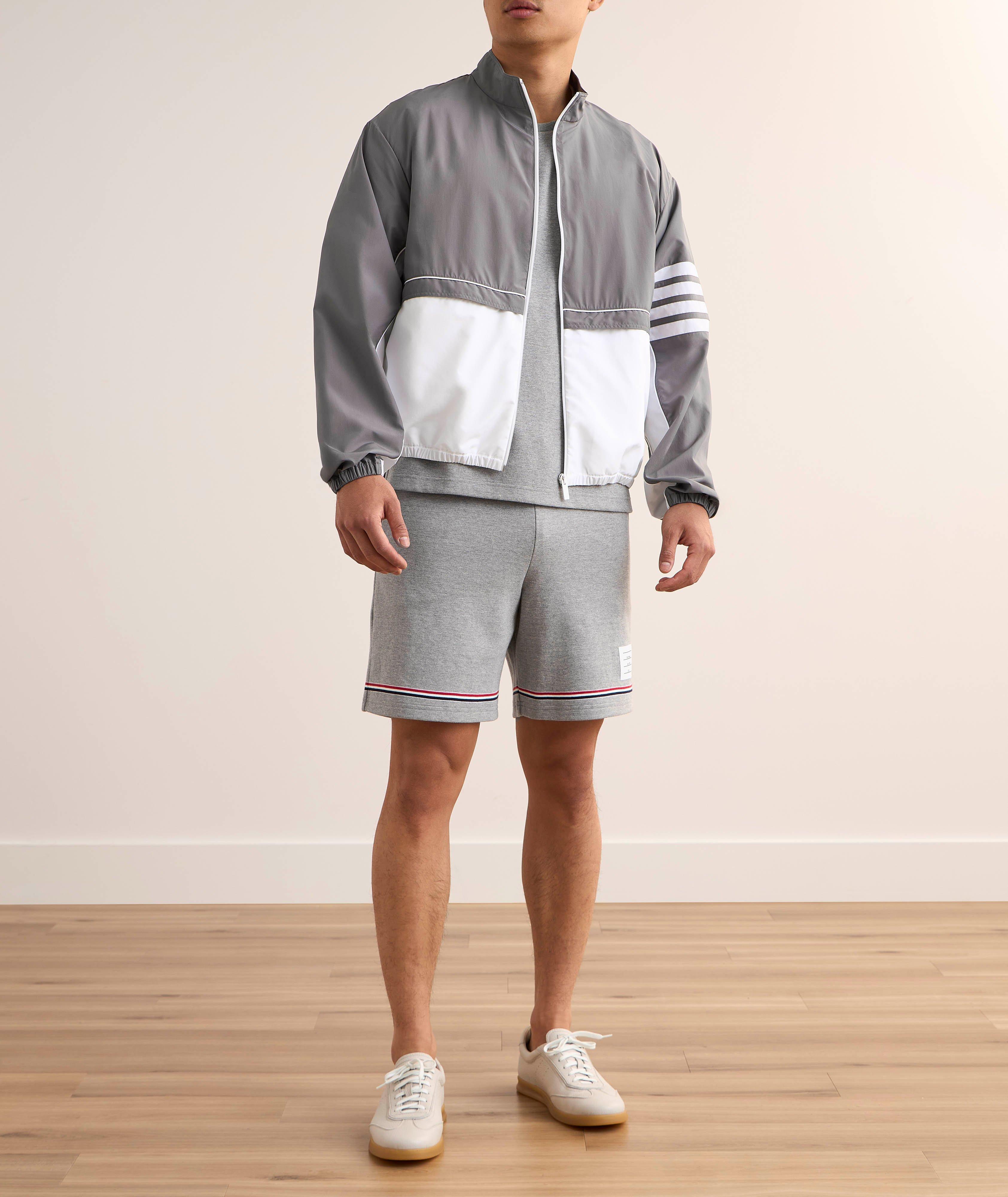 Colourblock 4-Bar Ripstop Windbreaker Jacket image 6