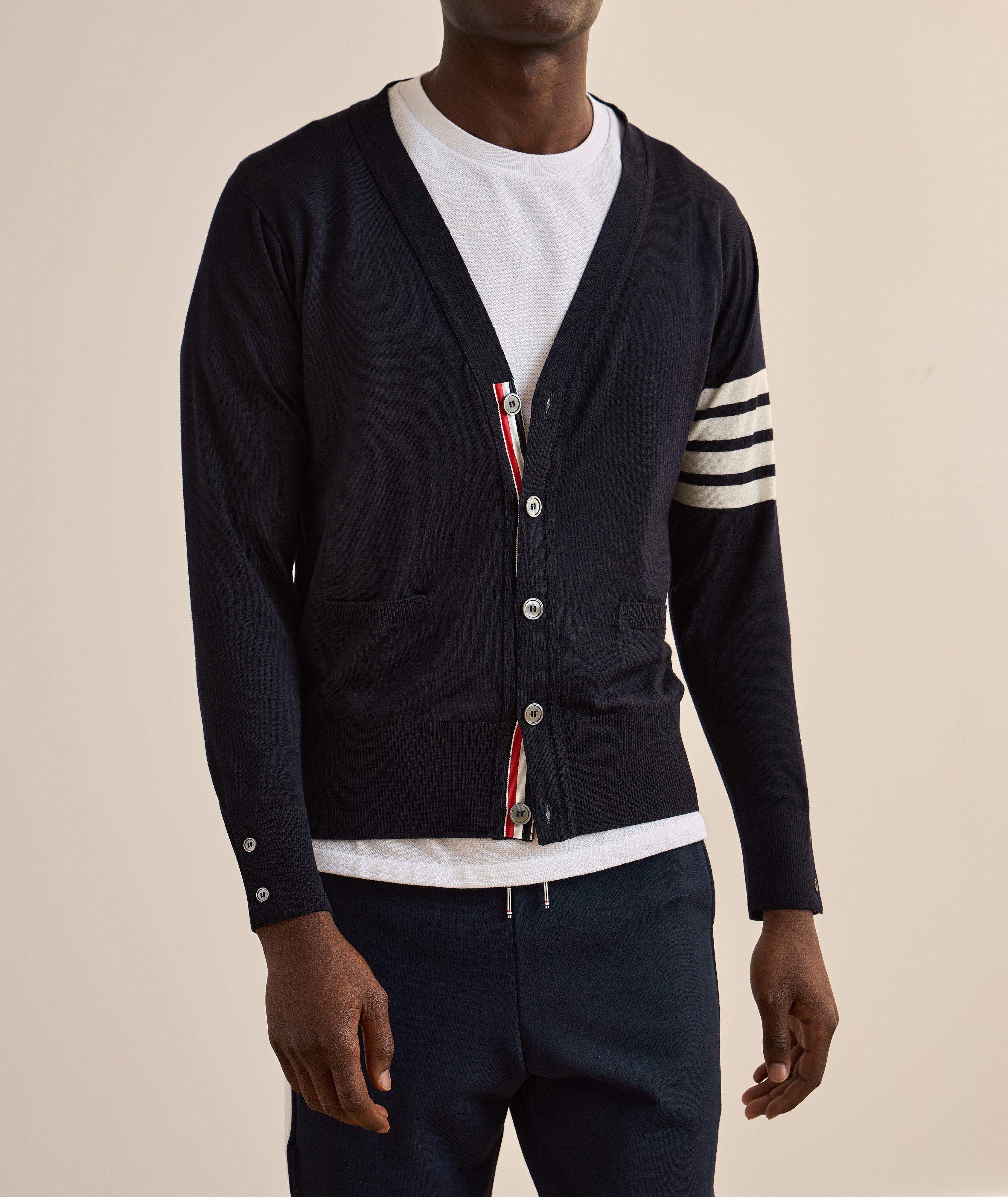 4-Bar Merino Wool Cardigan image 1