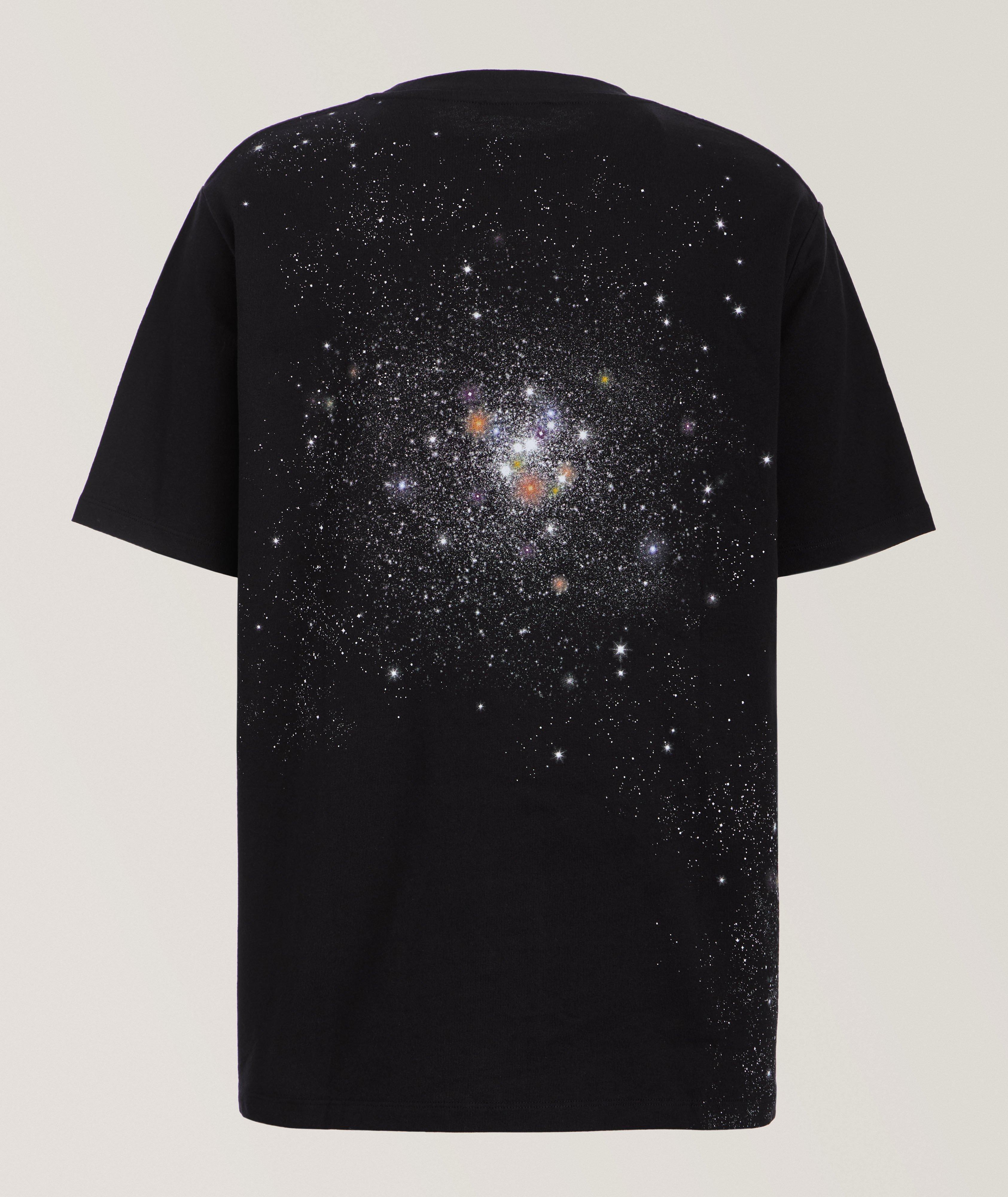 Stars-Print Cotton Crewneck T-Shirt image 1