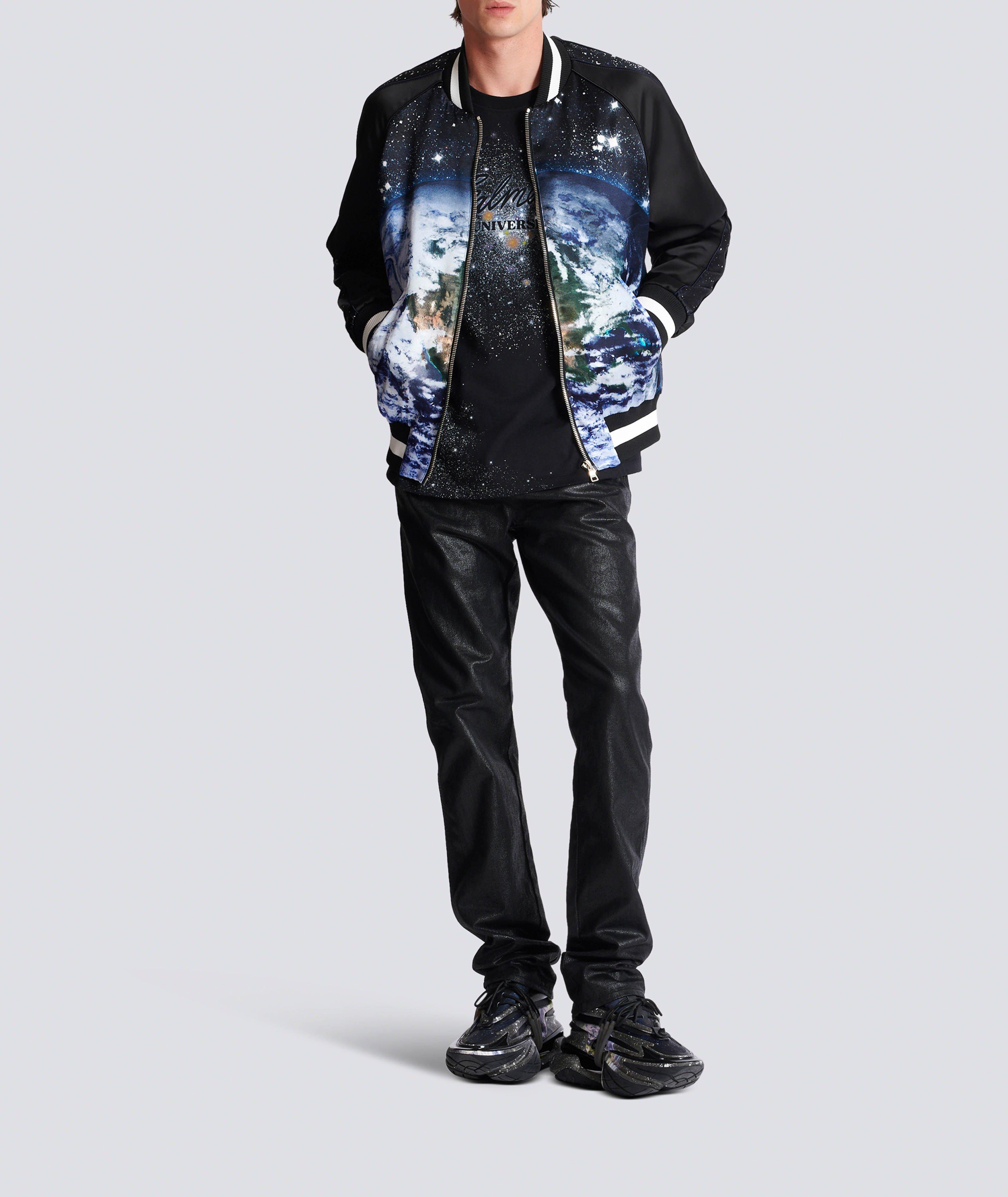 Stars-Print Cotton Crewneck T-Shirt image 7