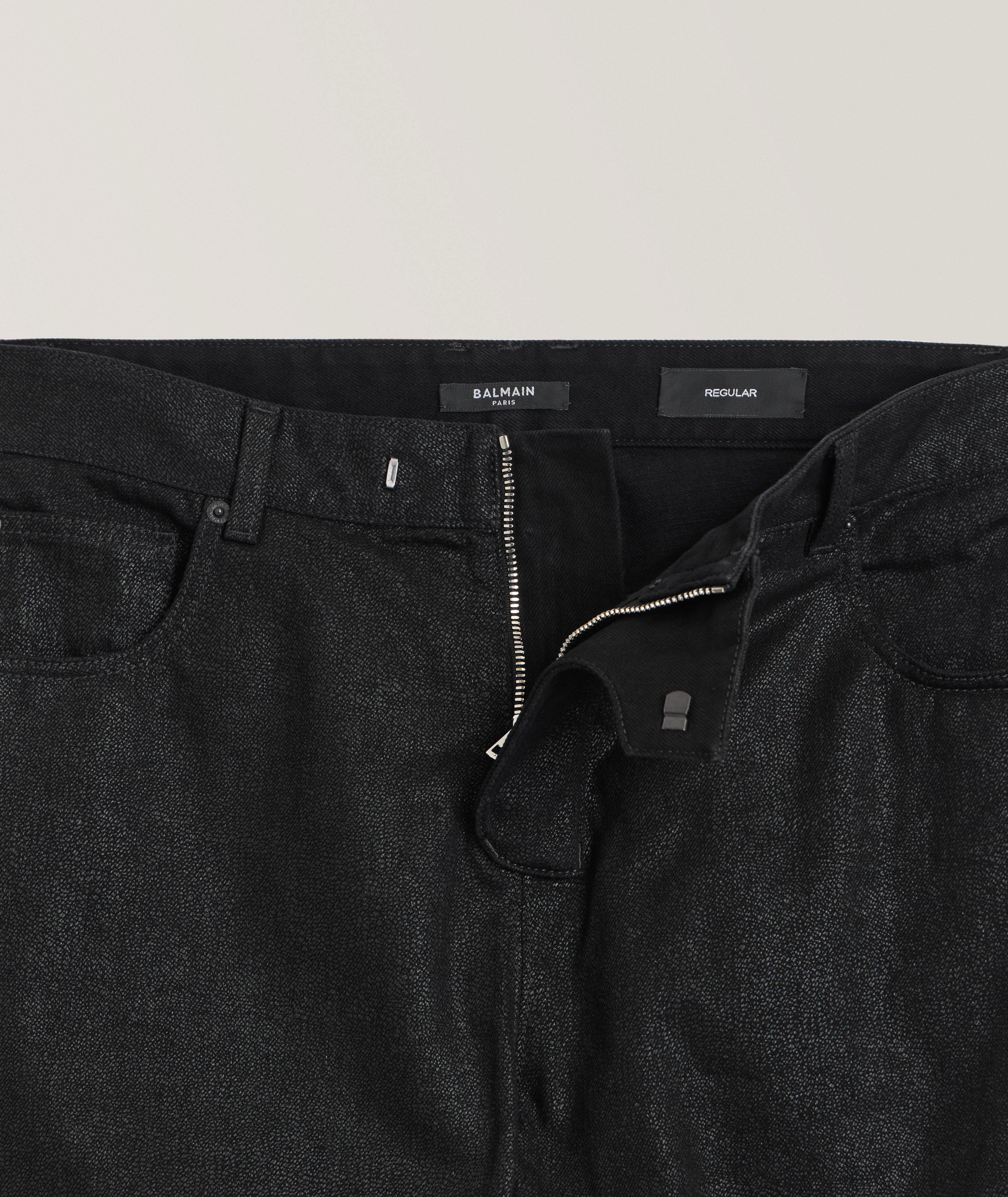 Coated Denim Jeans  image 1