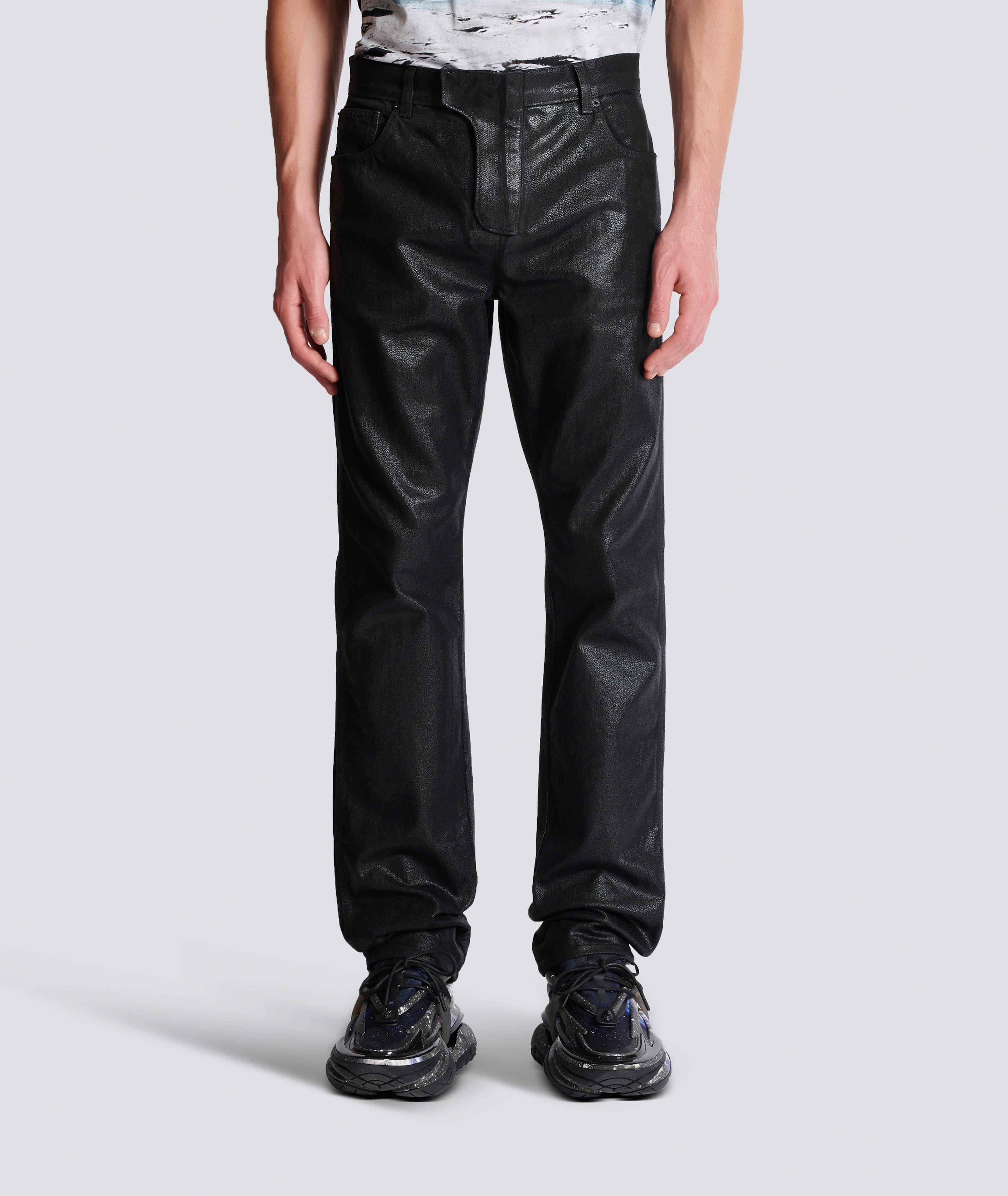 Coated Denim Jeans  image 2