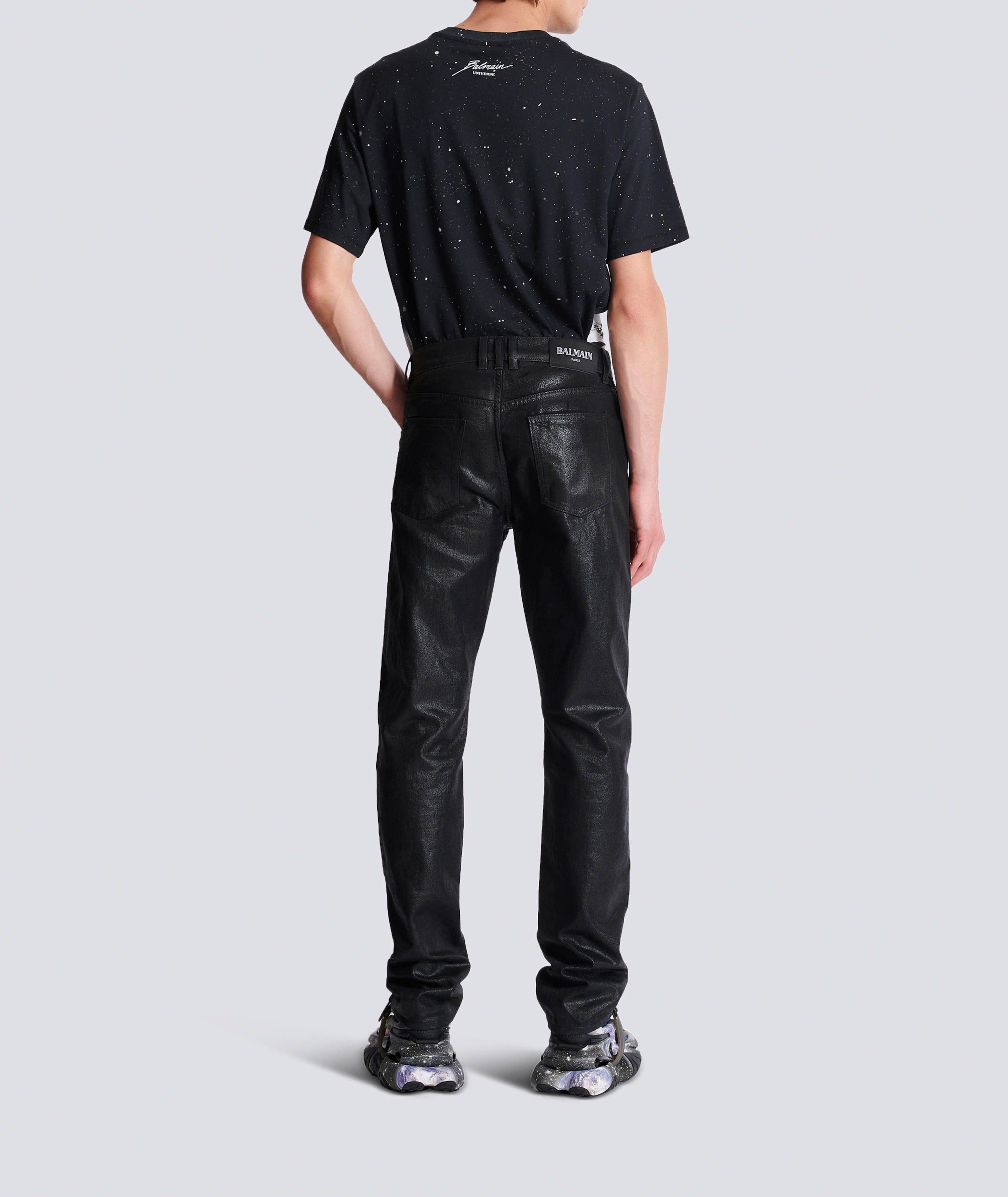 Coated Denim Jeans  image 3
