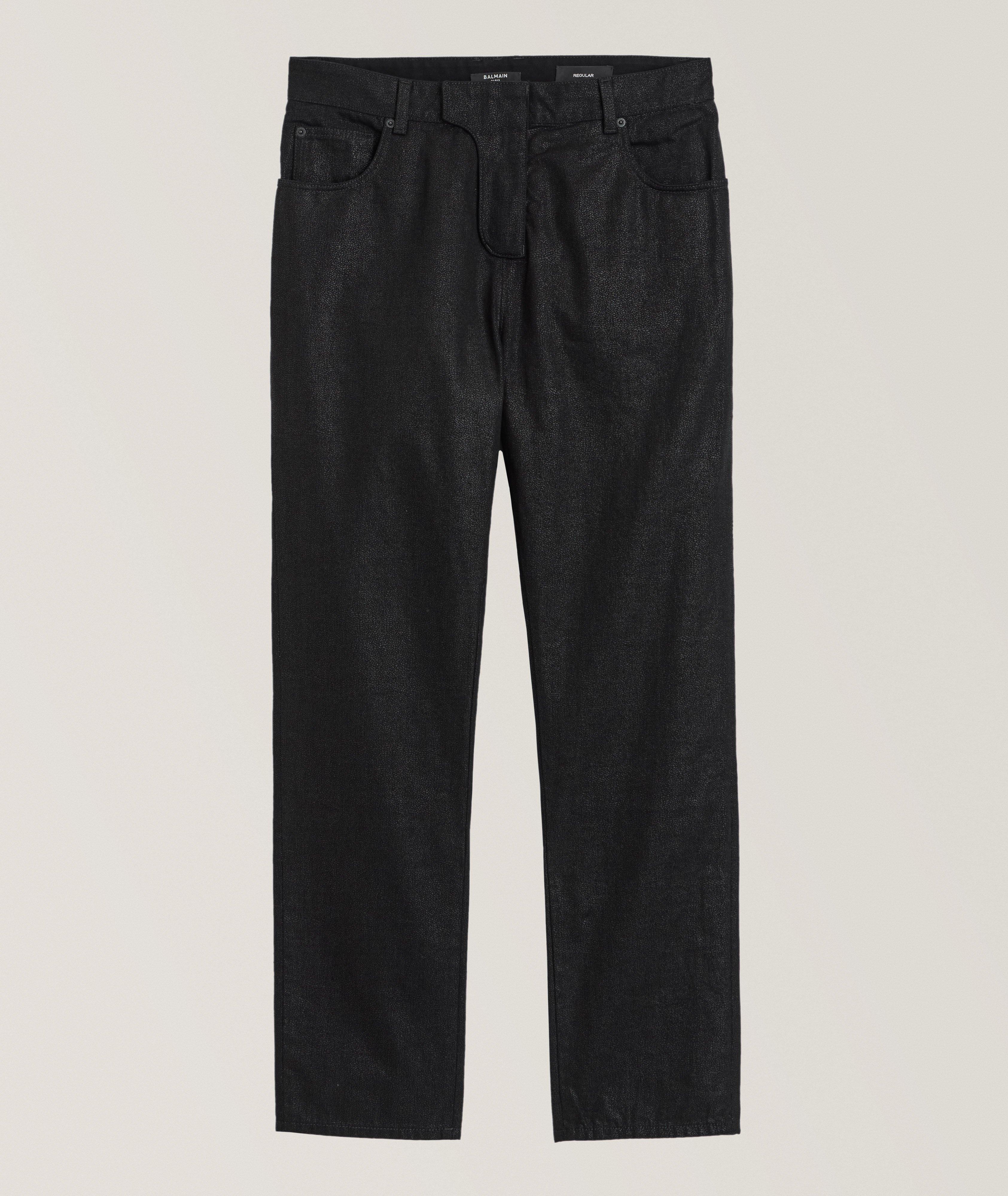 Coated Denim Jeans  image 0