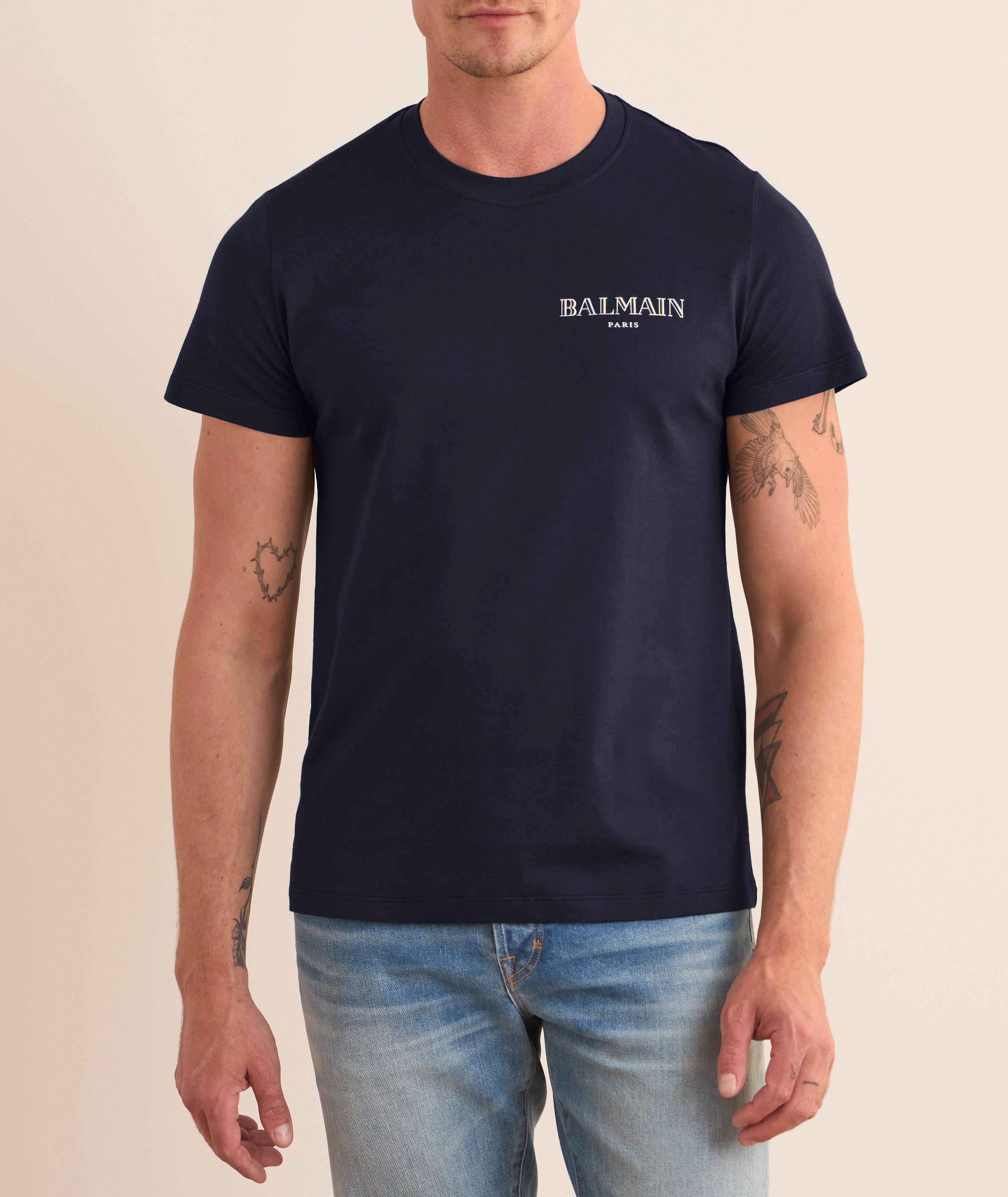 Gel Logo Cotton Crewneck T-Shirt image 1