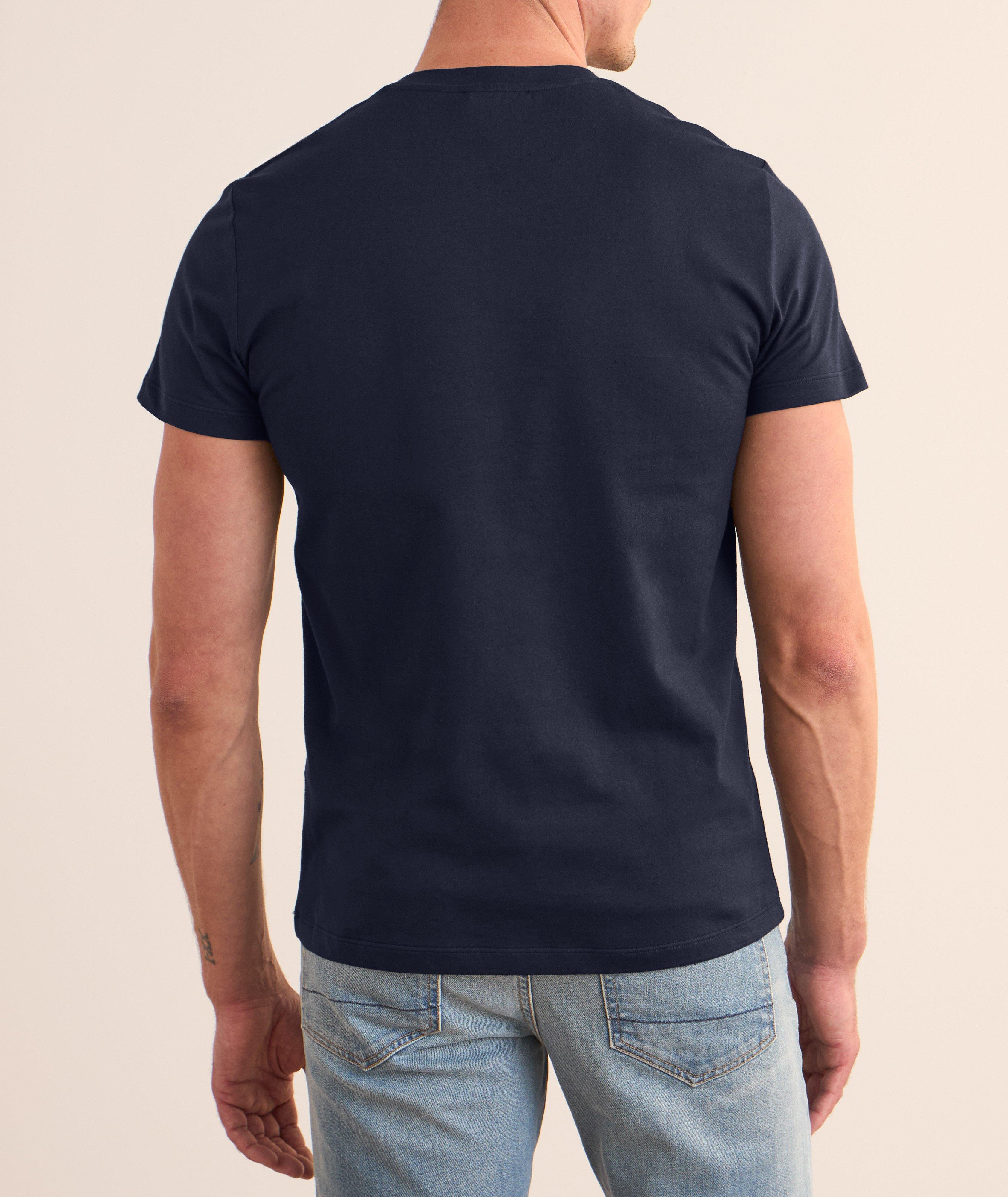 Gel Logo Cotton Crewneck T-Shirt image 2