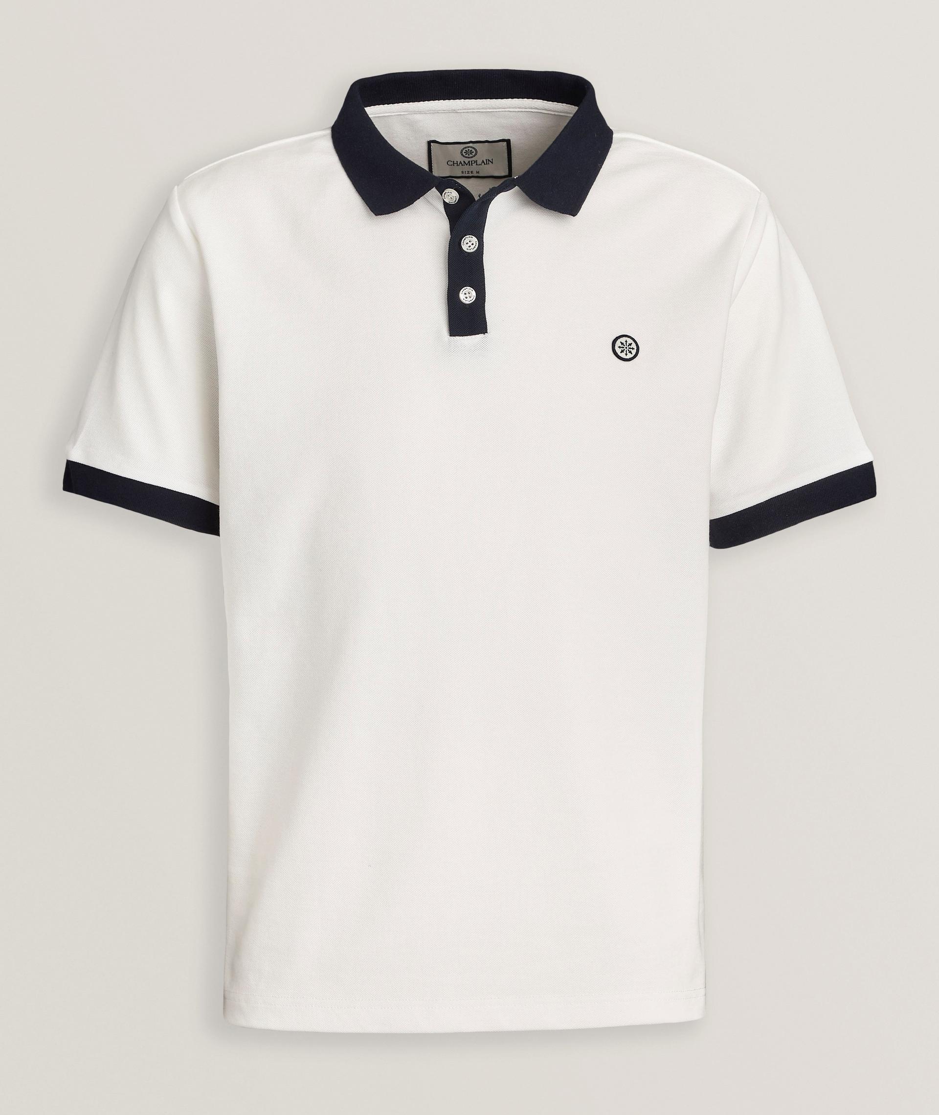 Polo en piqué de coton image 0