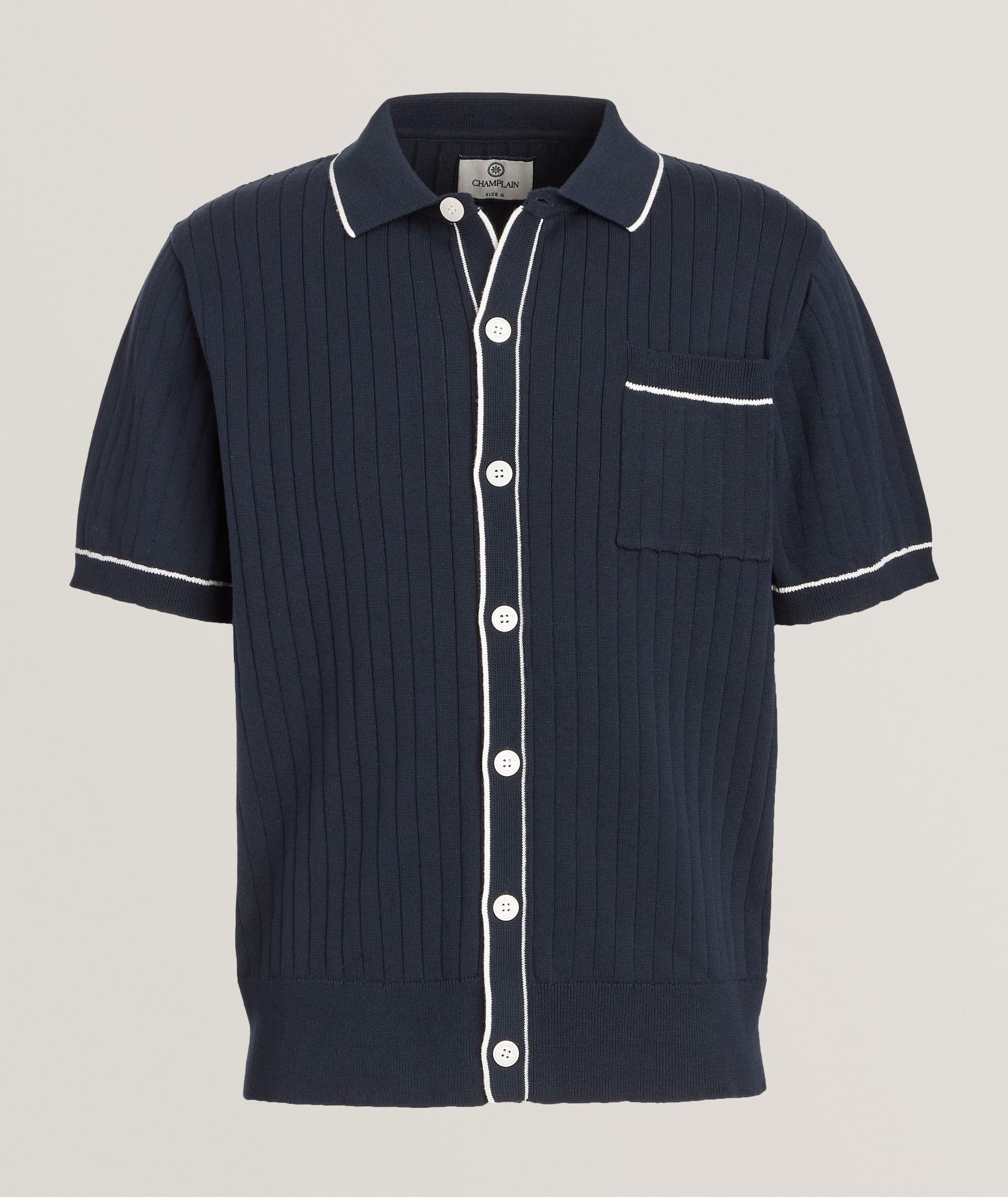Ribbed Knit Shirt image 0