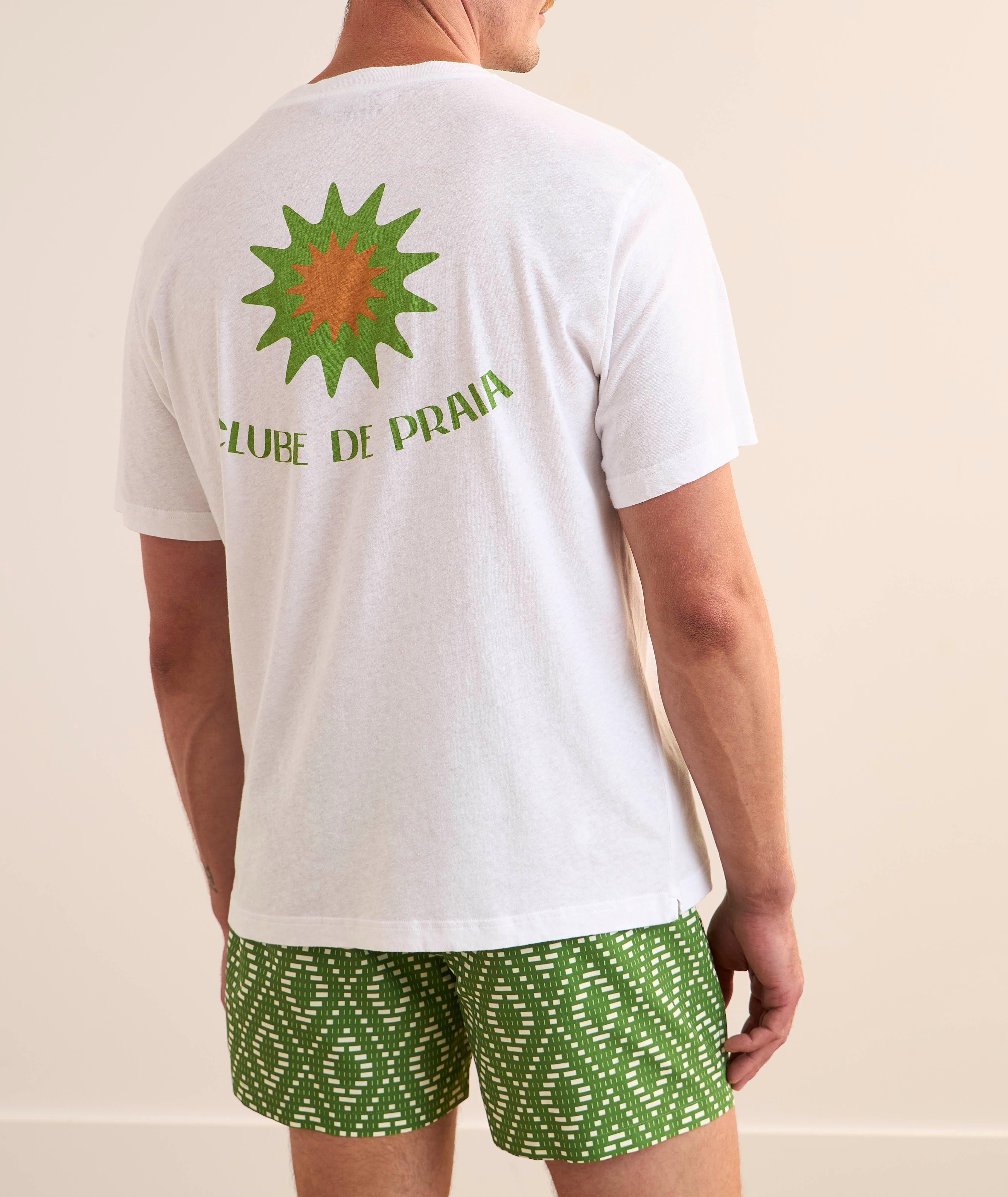 T-shirt Dinis en coton et en lin image 3