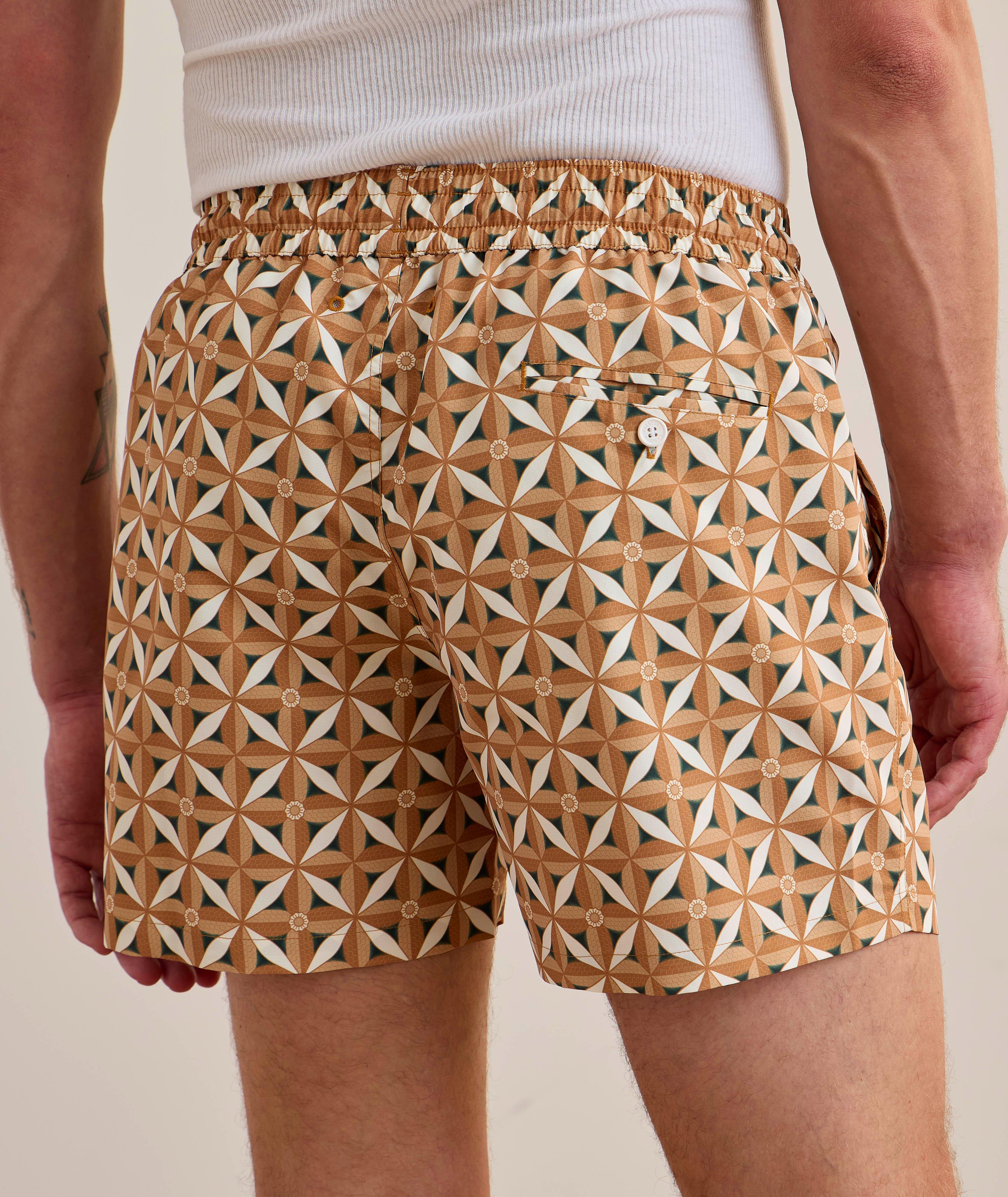 Rio Teto Print Shorts & Pouch Set image 2