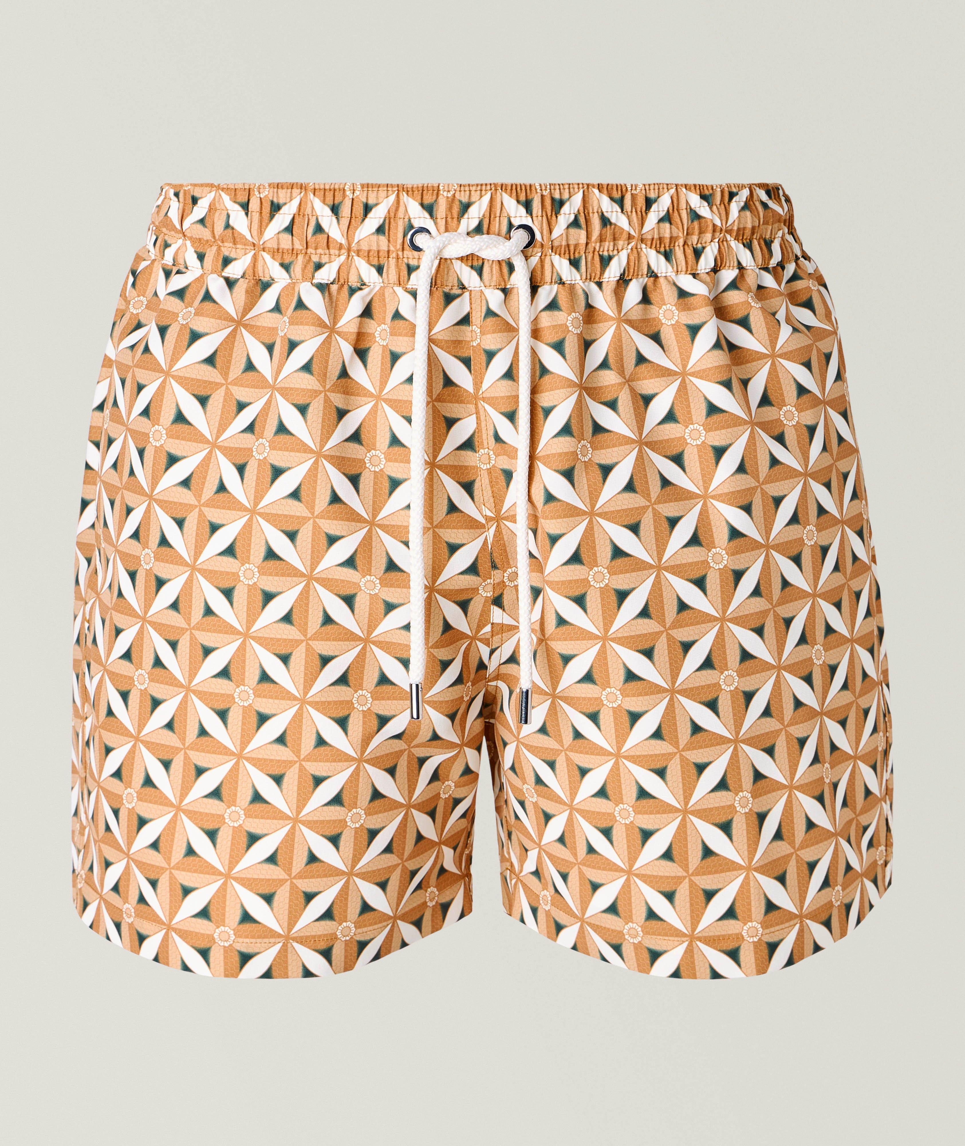 Frescobol Carioca Rio Teto Print Shorts & Pouch Set