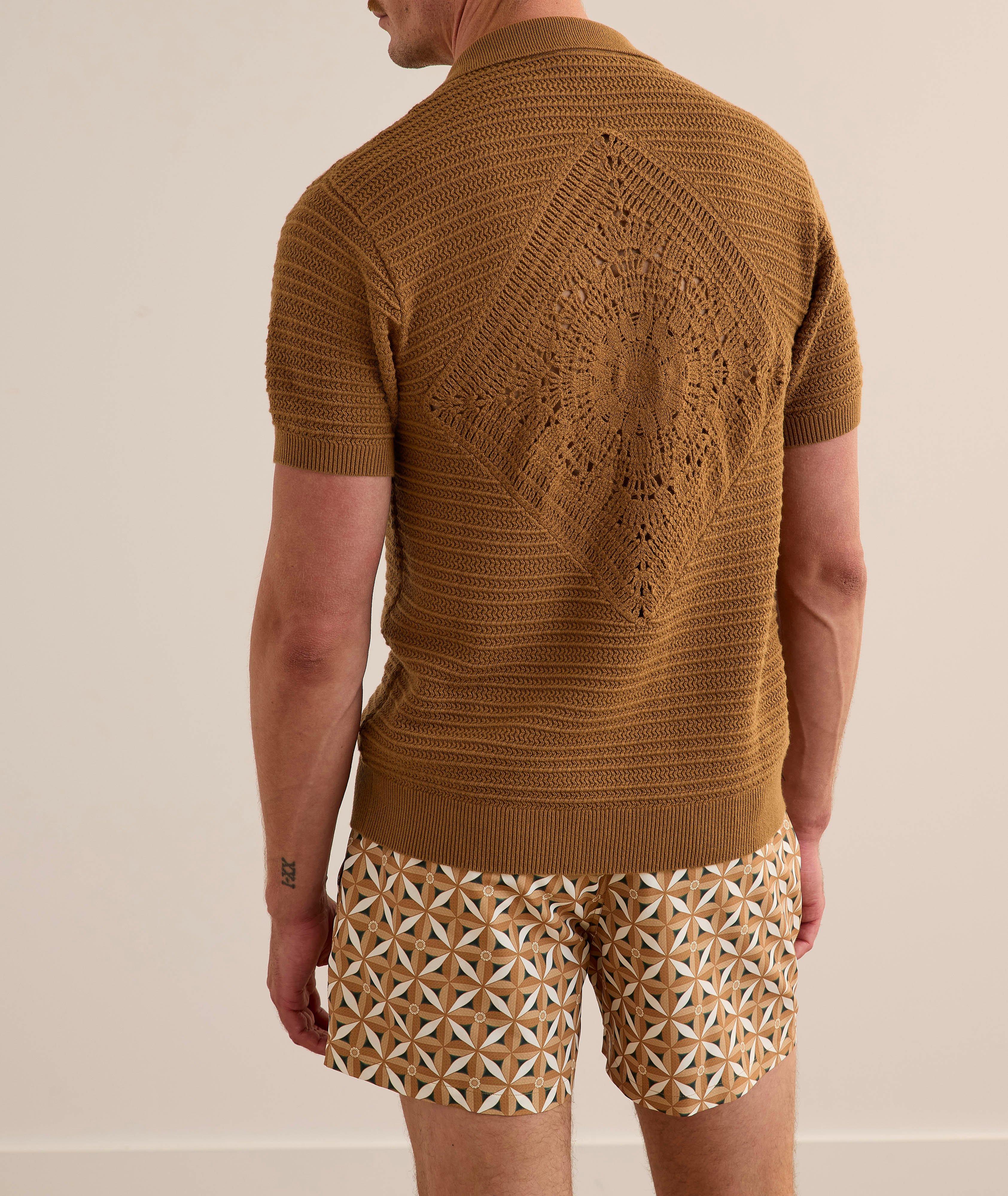 Pull César crocheté et boutonné image 3
