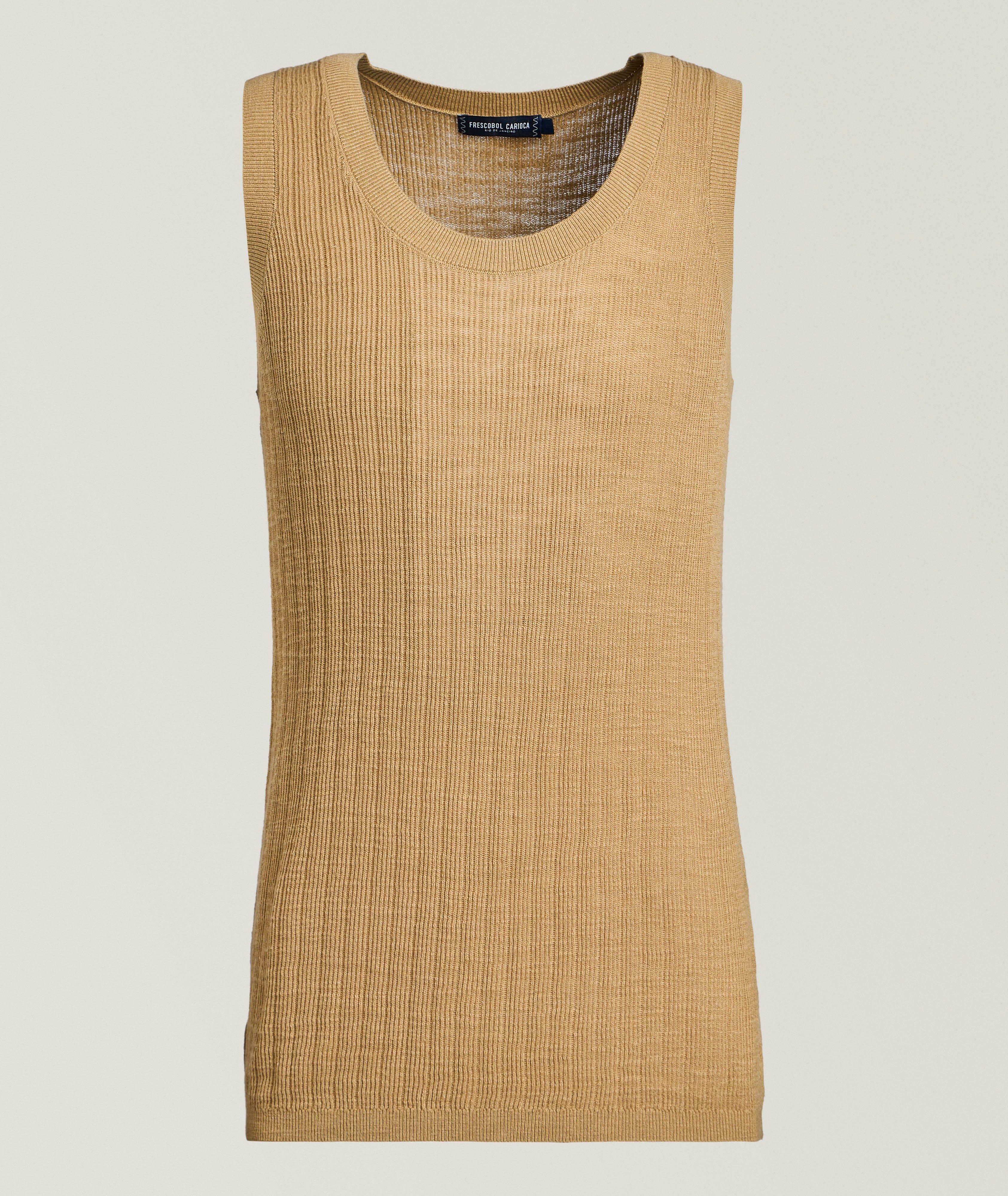 Frescobol Carioca Prado Cotton-Blend Knited Vest