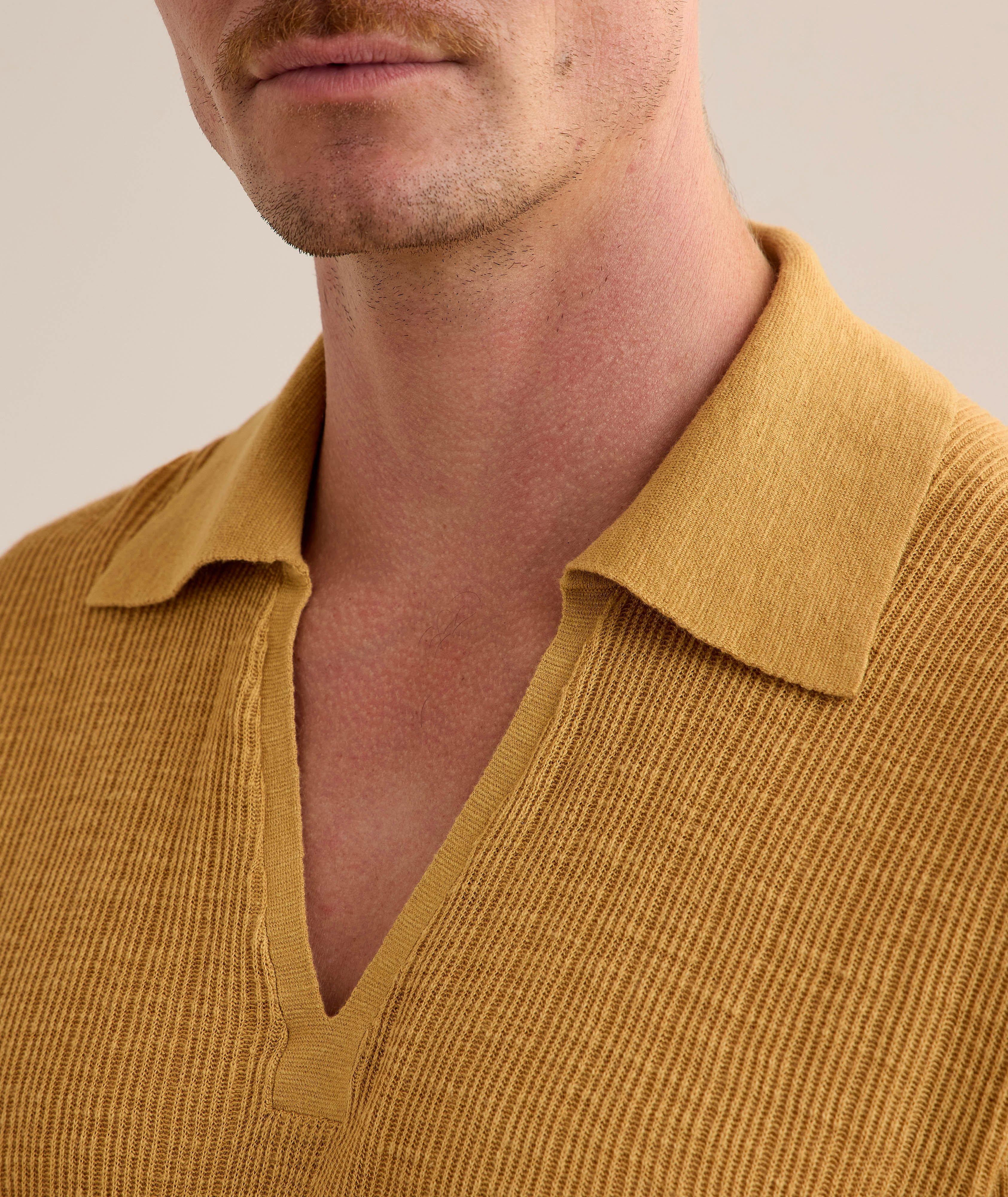 Joaquim Cotton-Blend Johnny Collar Polo  image 3