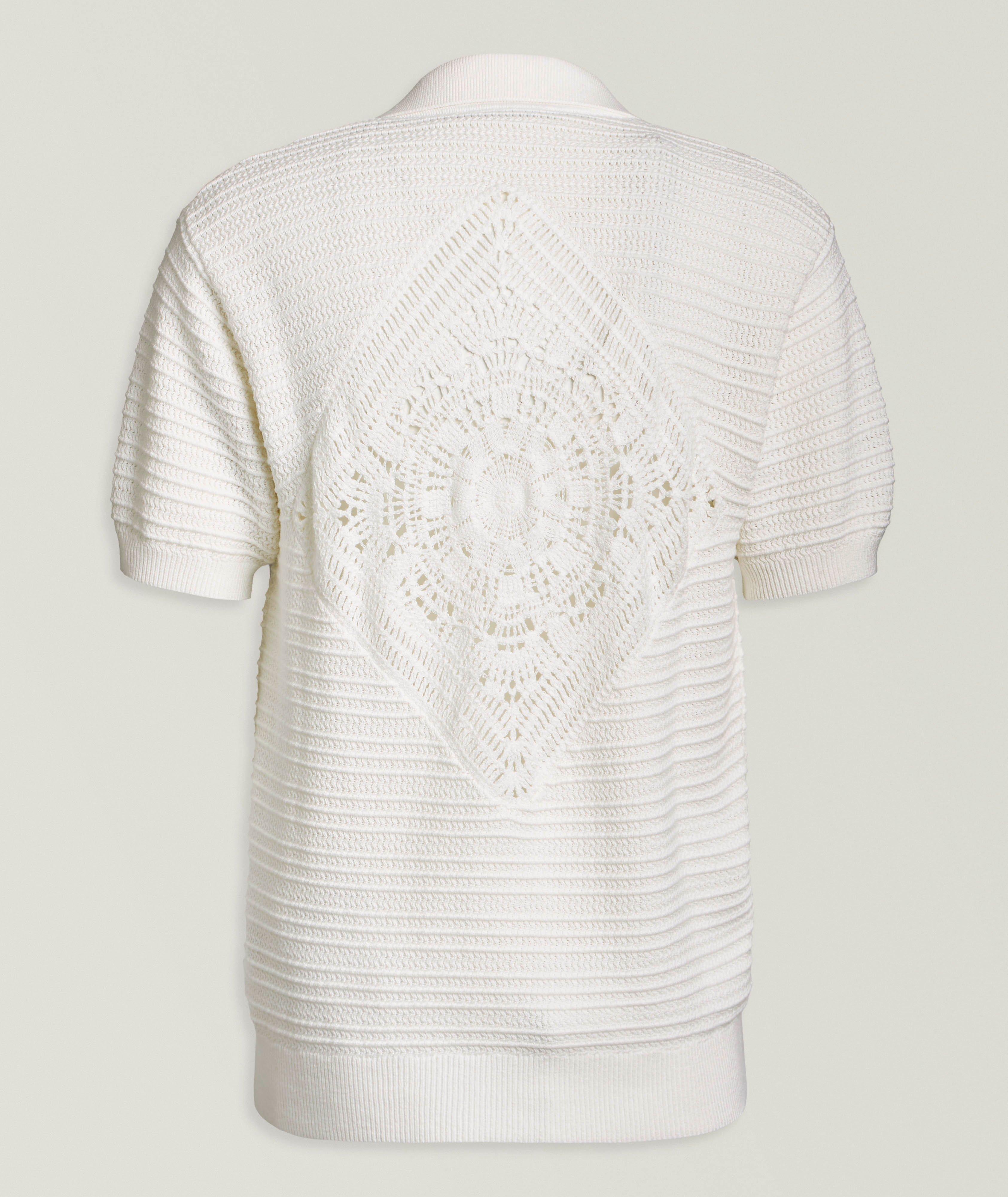 Pull César crocheté et boutonné image 1