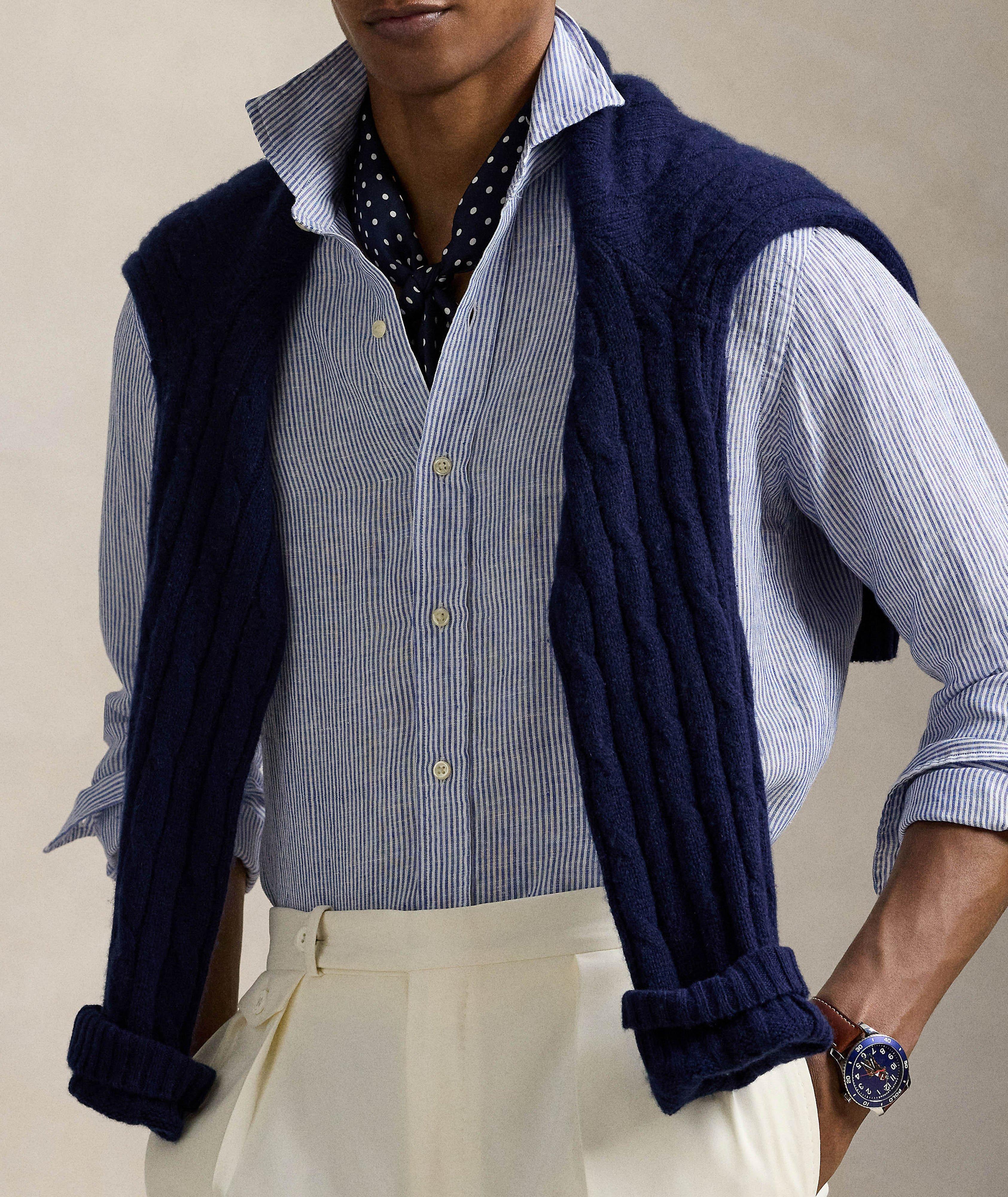 Striped Linen Shirt  image 4