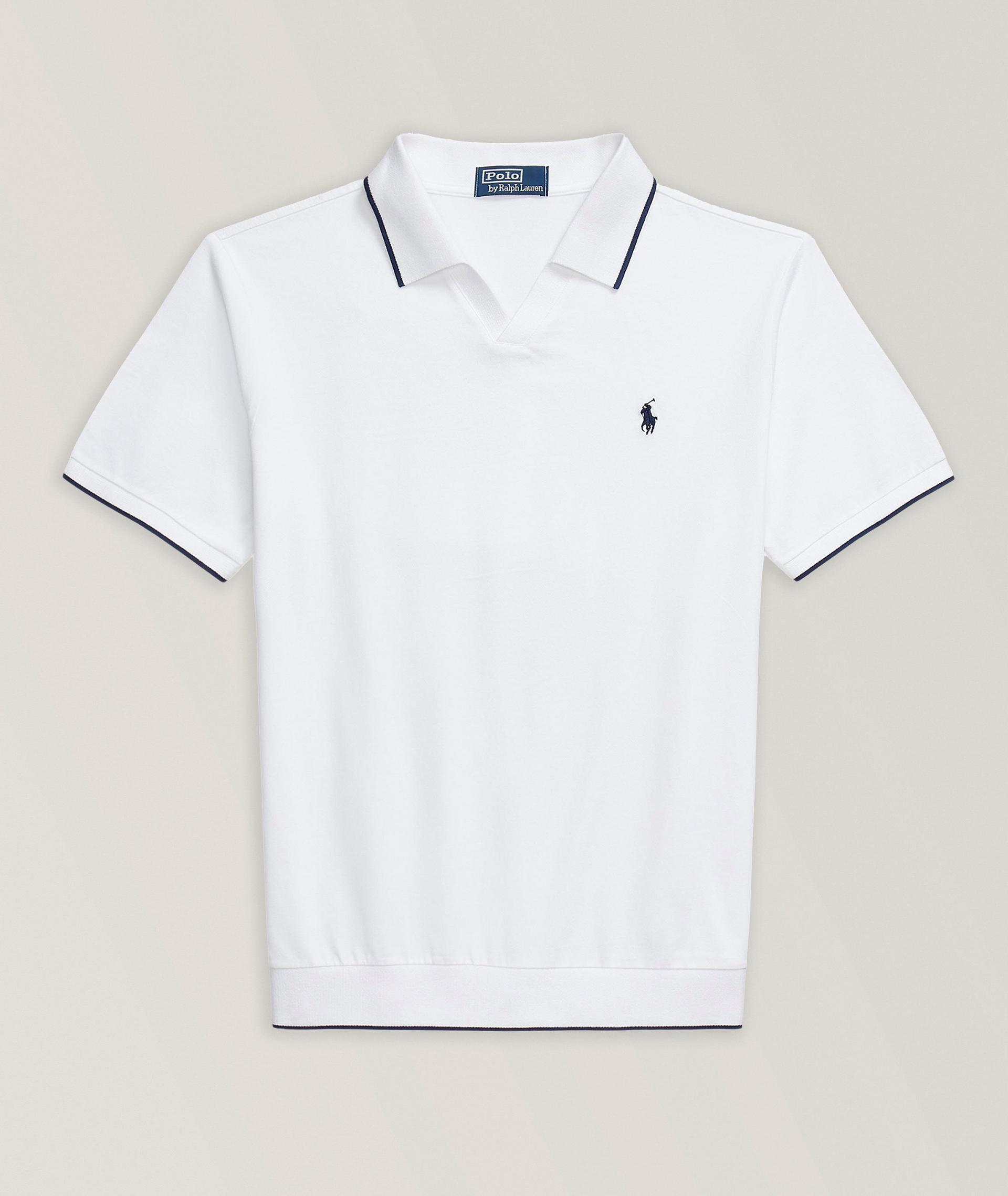Stretch-Cotton Tipped Polo  image 0