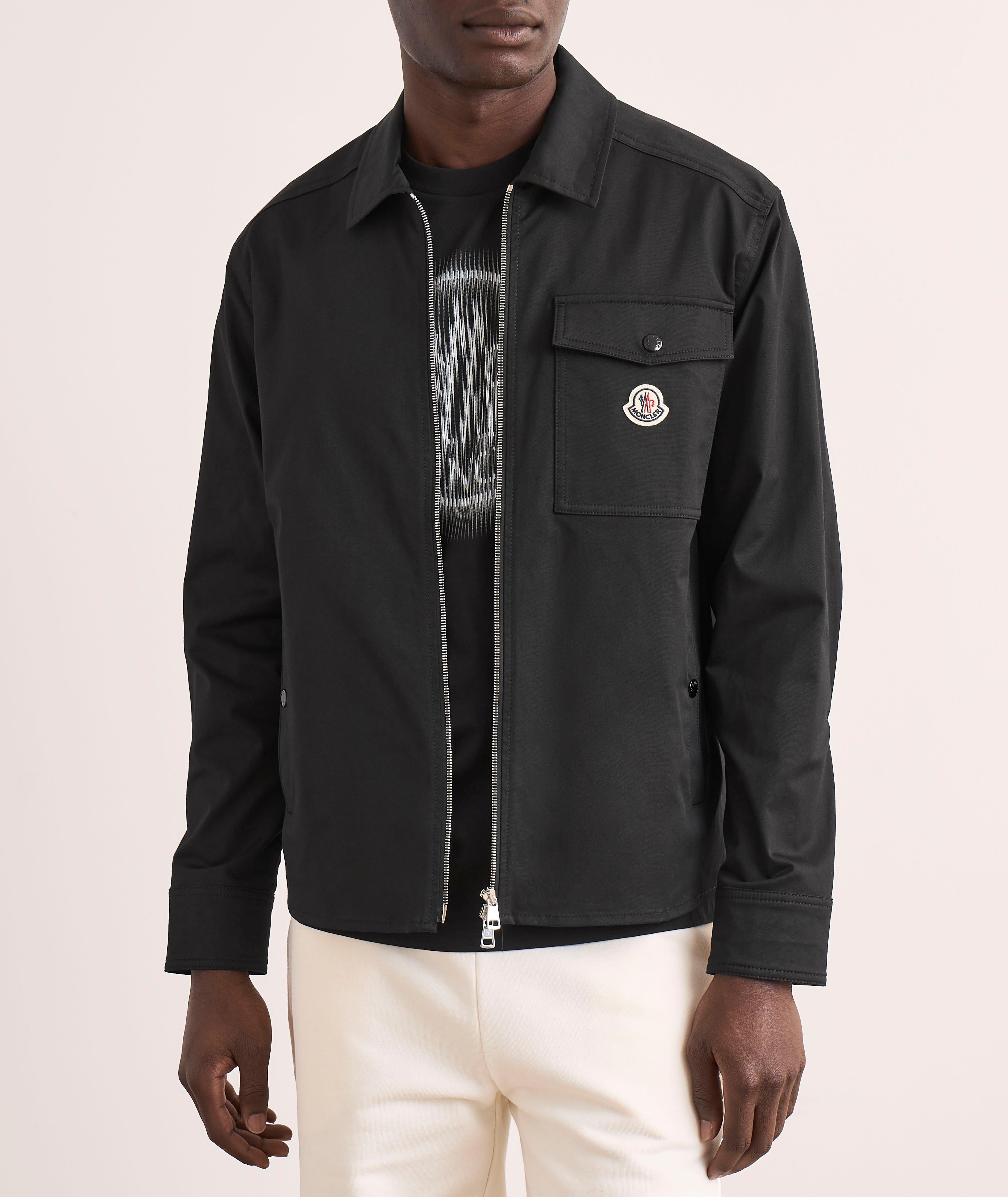 Stretch-Cotton Zip Overshirt  image 2