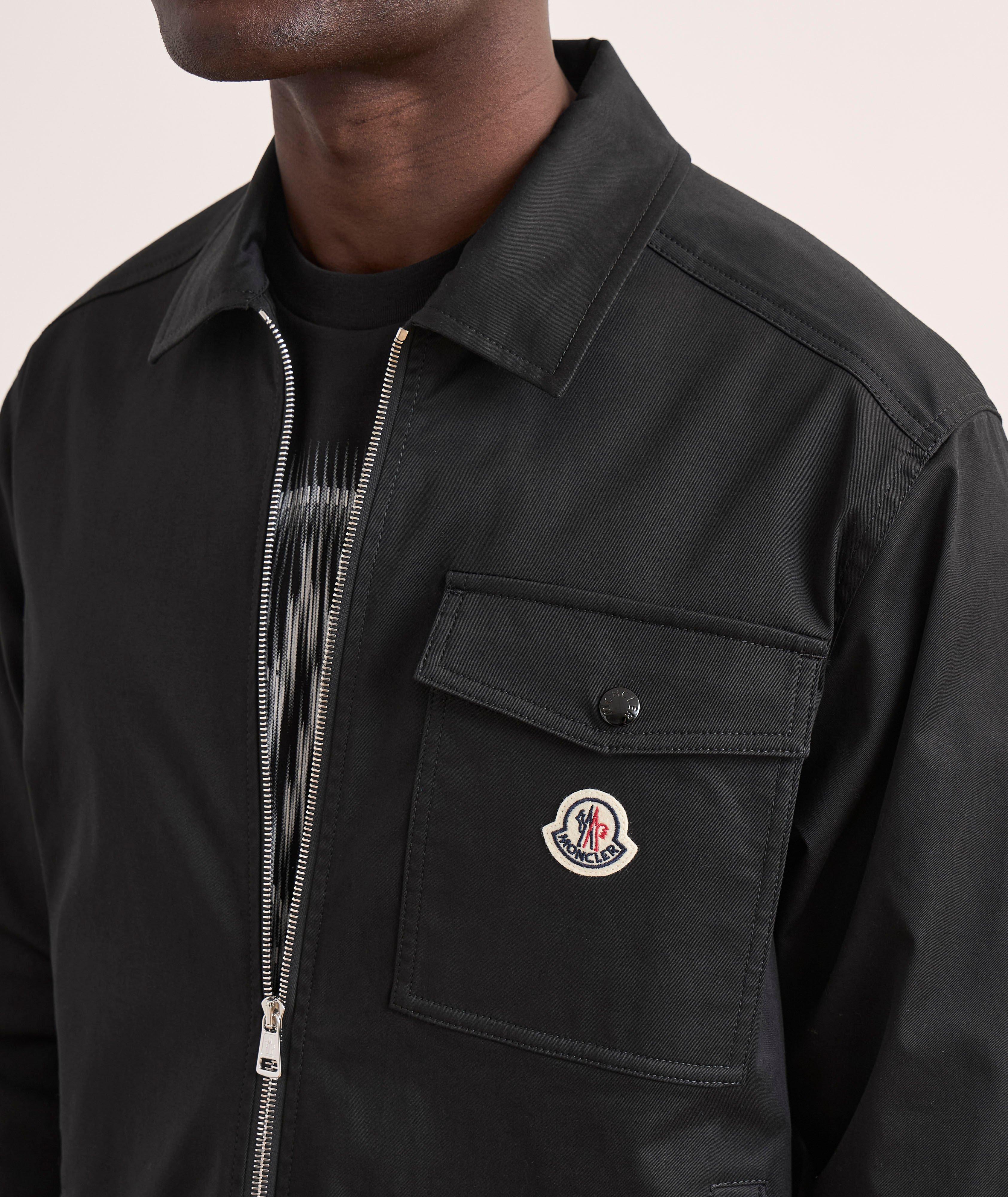 Stretch-Cotton Zip Overshirt  image 4