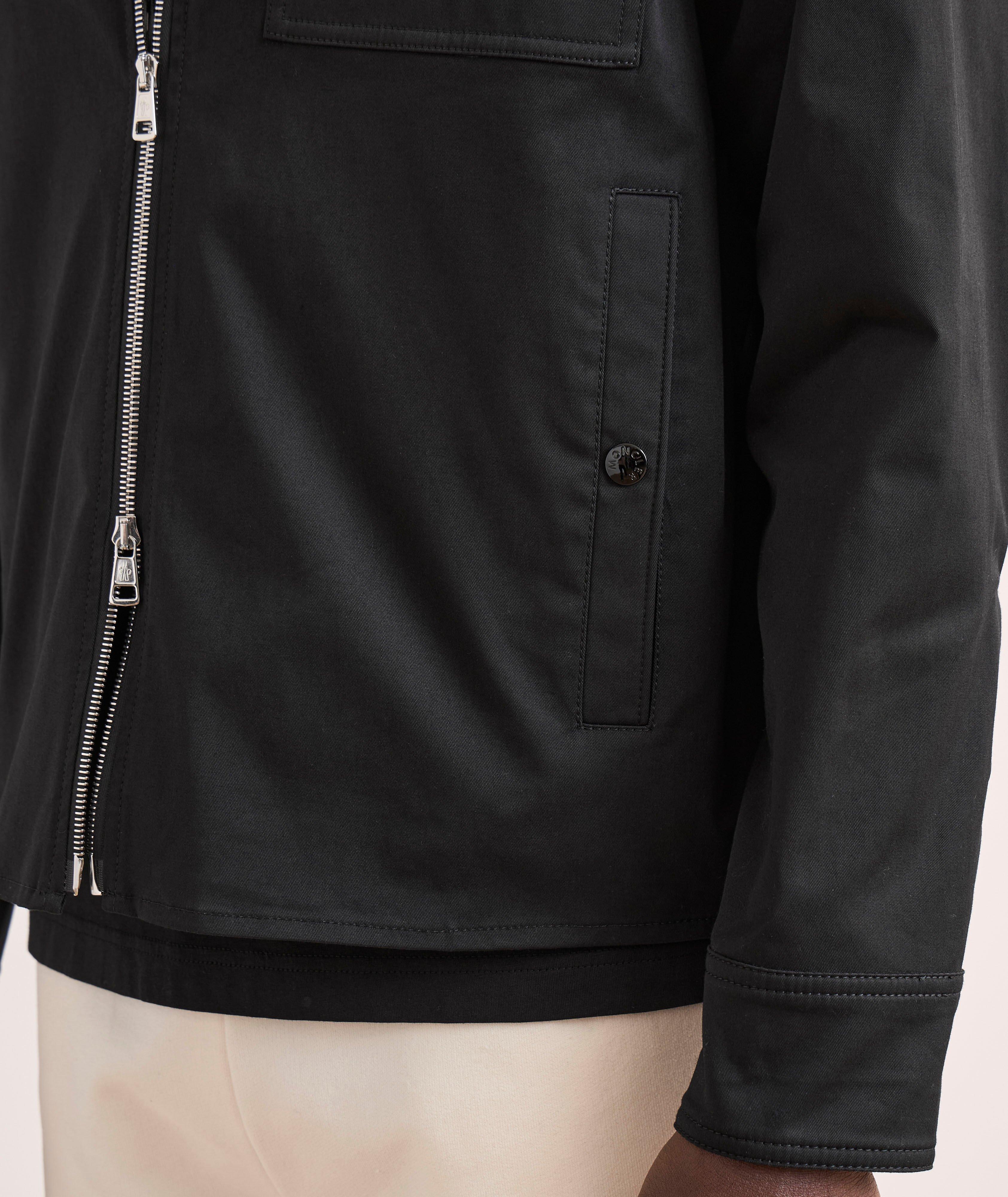 Stretch-Cotton Zip Overshirt  image 5