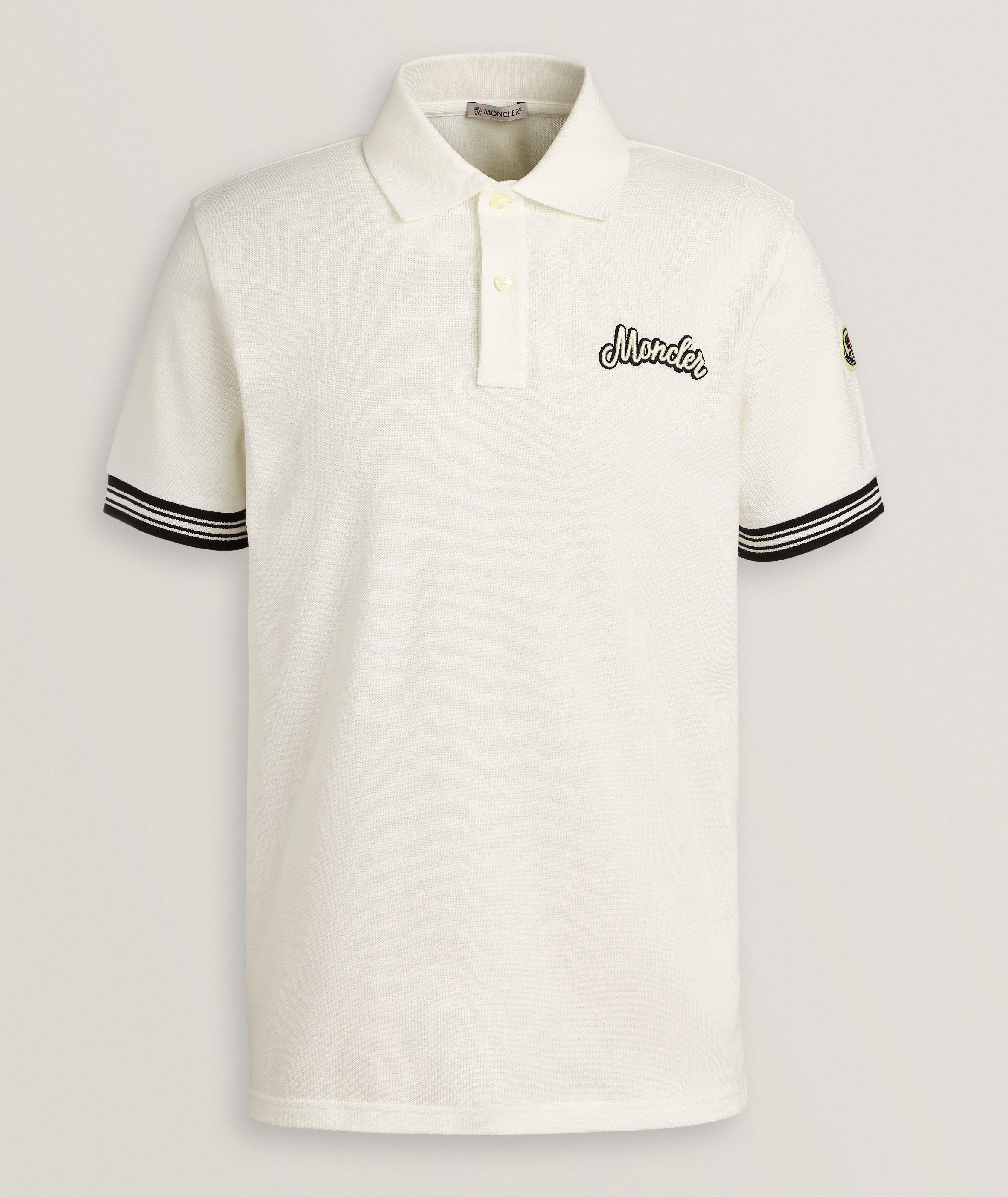 Cotton Piqué Cursive Logo Polo  image 0