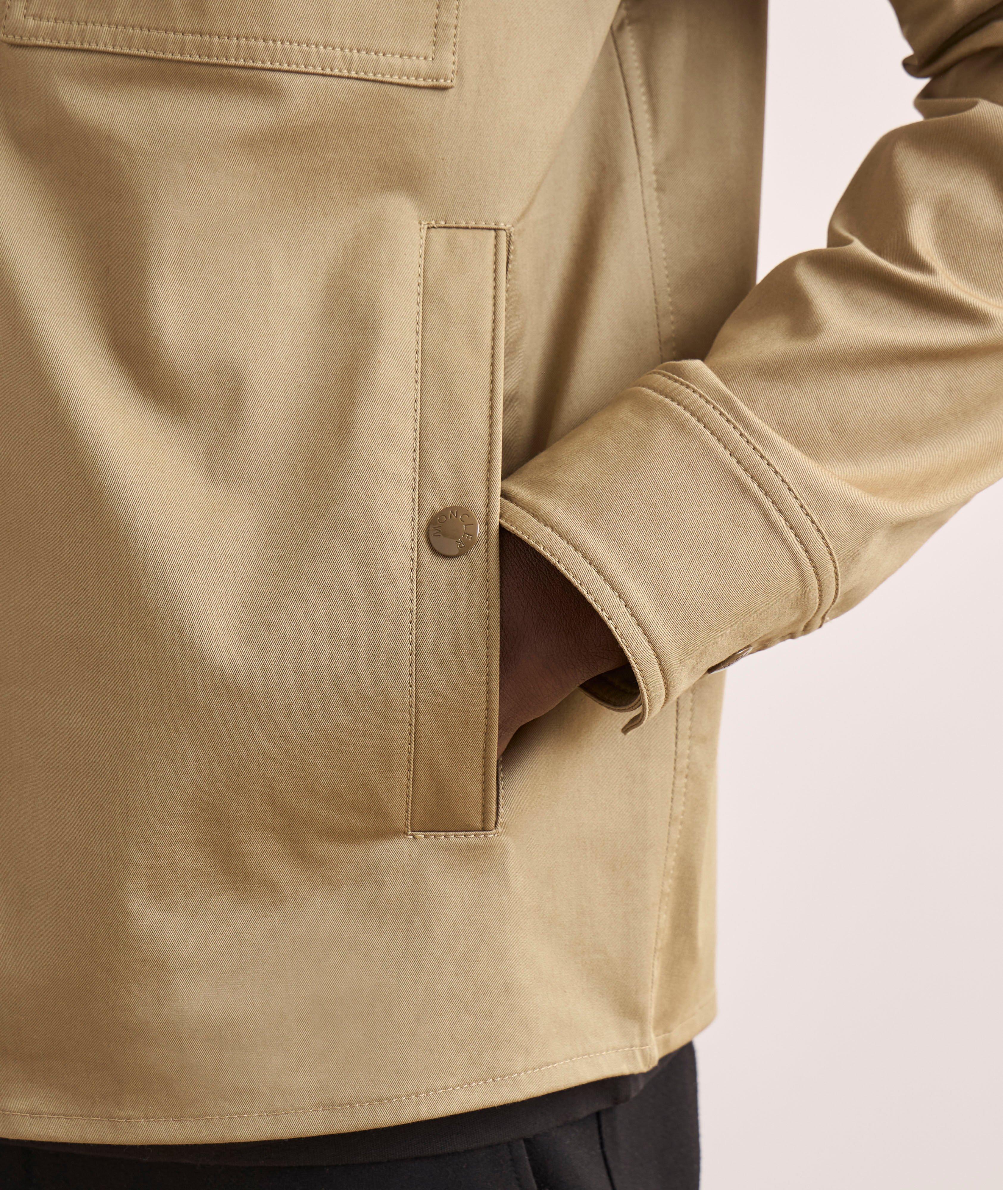 Stretch-Cotton Zip Overshirt  image 4