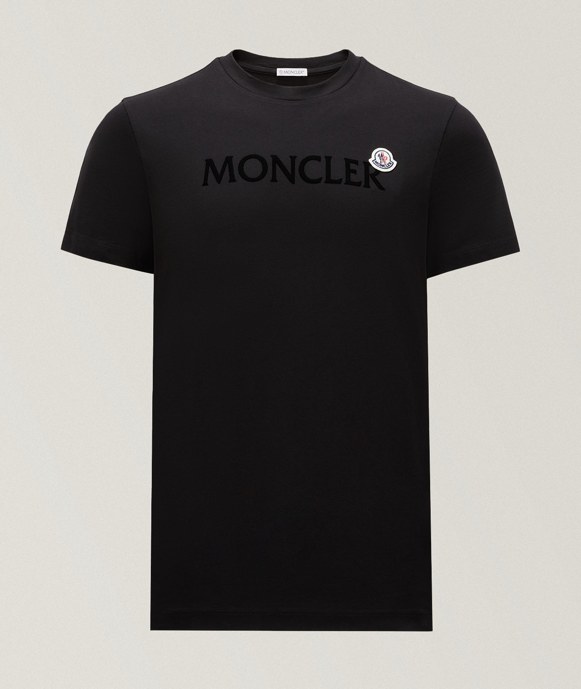 Flocked Logo Crewneck T-Shirt image 0