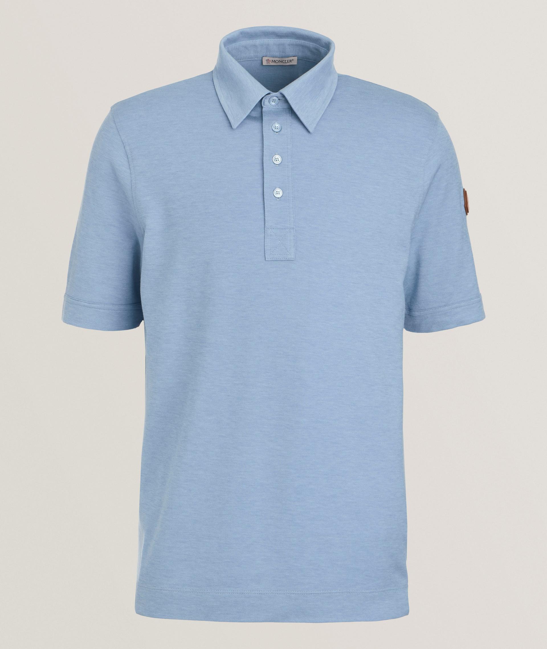Logo Patch Cotton-Lyocell Polo image 0