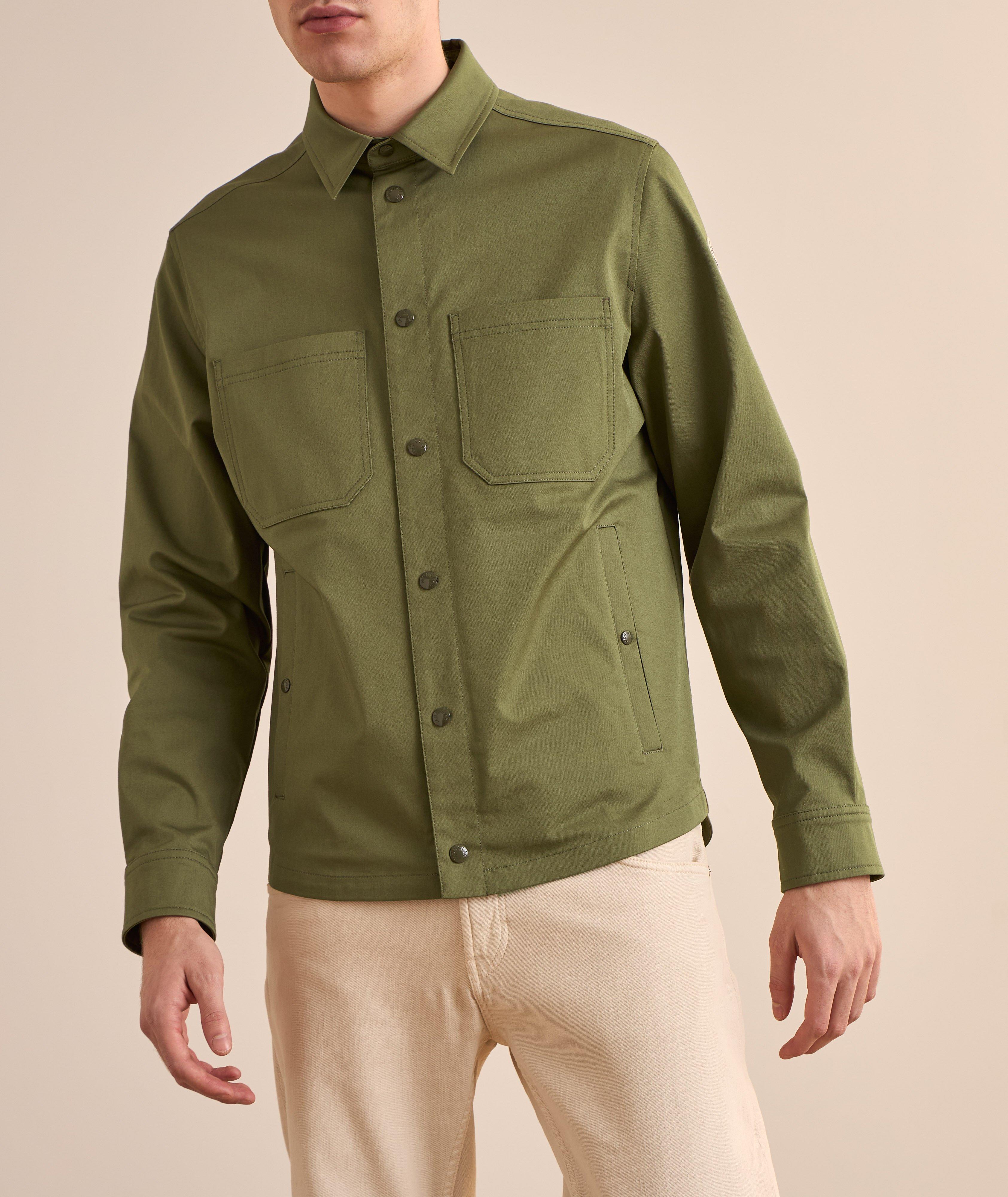 Surchemise en gabardine de coton extensible image 1