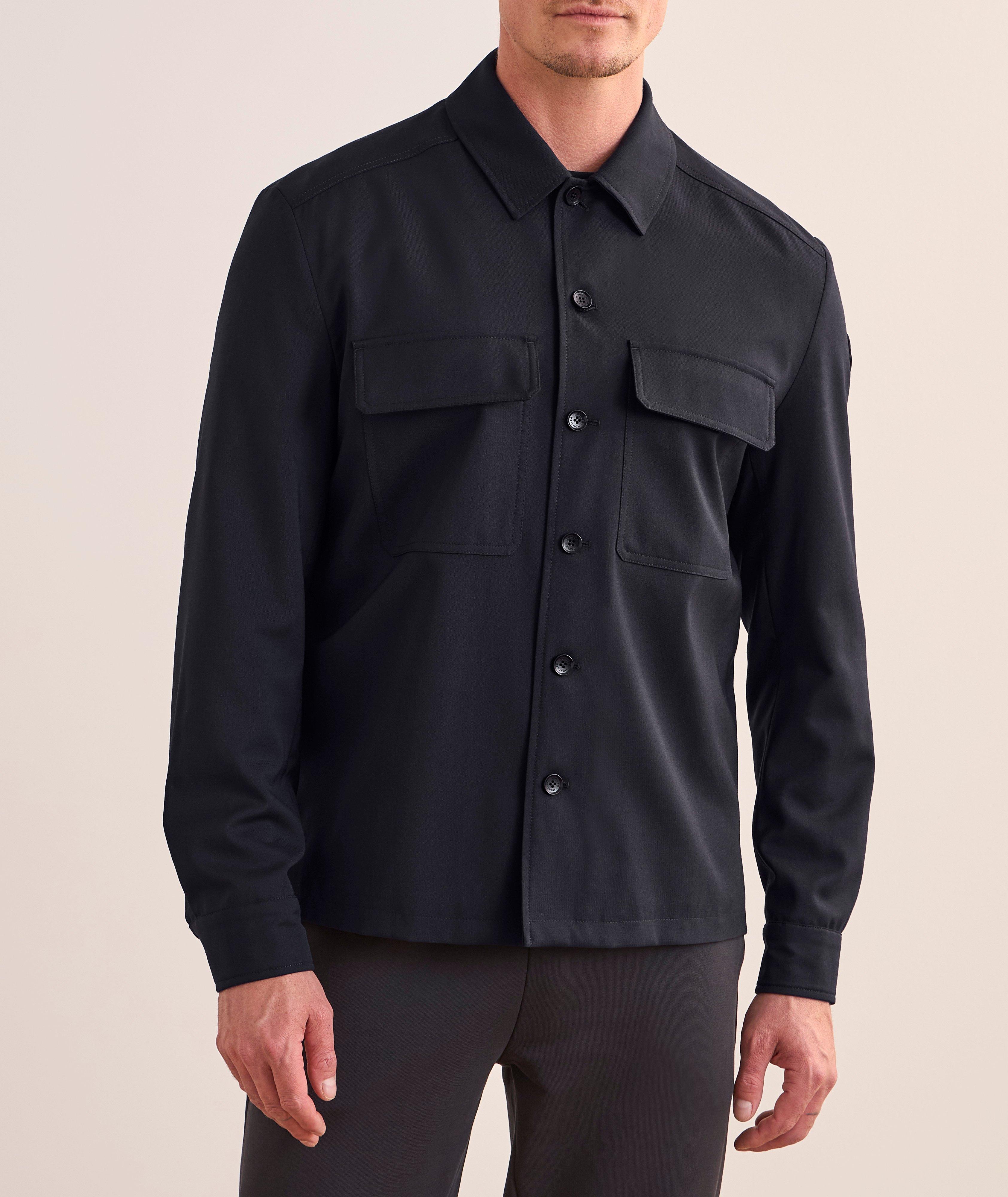 Wool-Blend Gabardine Overshirt  image 1