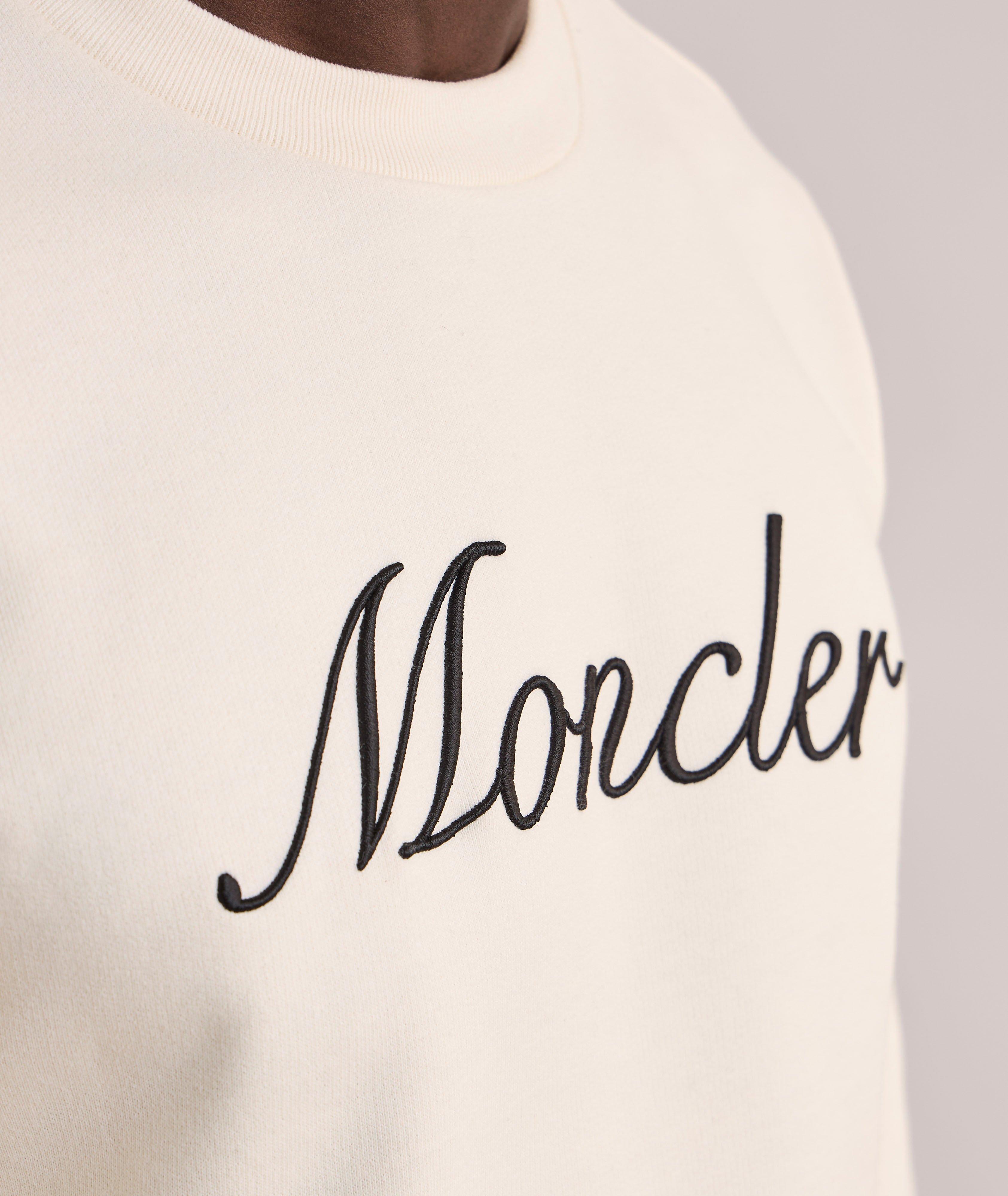 Embroidered Cursive Logo Sweatshirt  image 4
