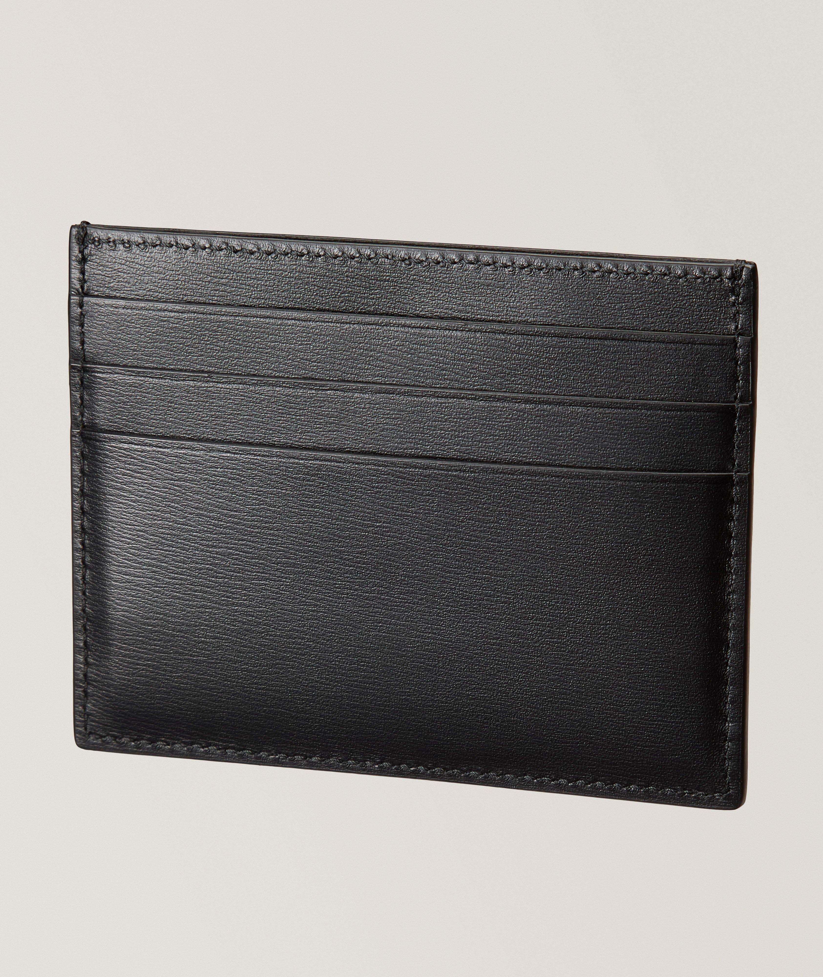 Embossed Logo Leather Cardholder image 1