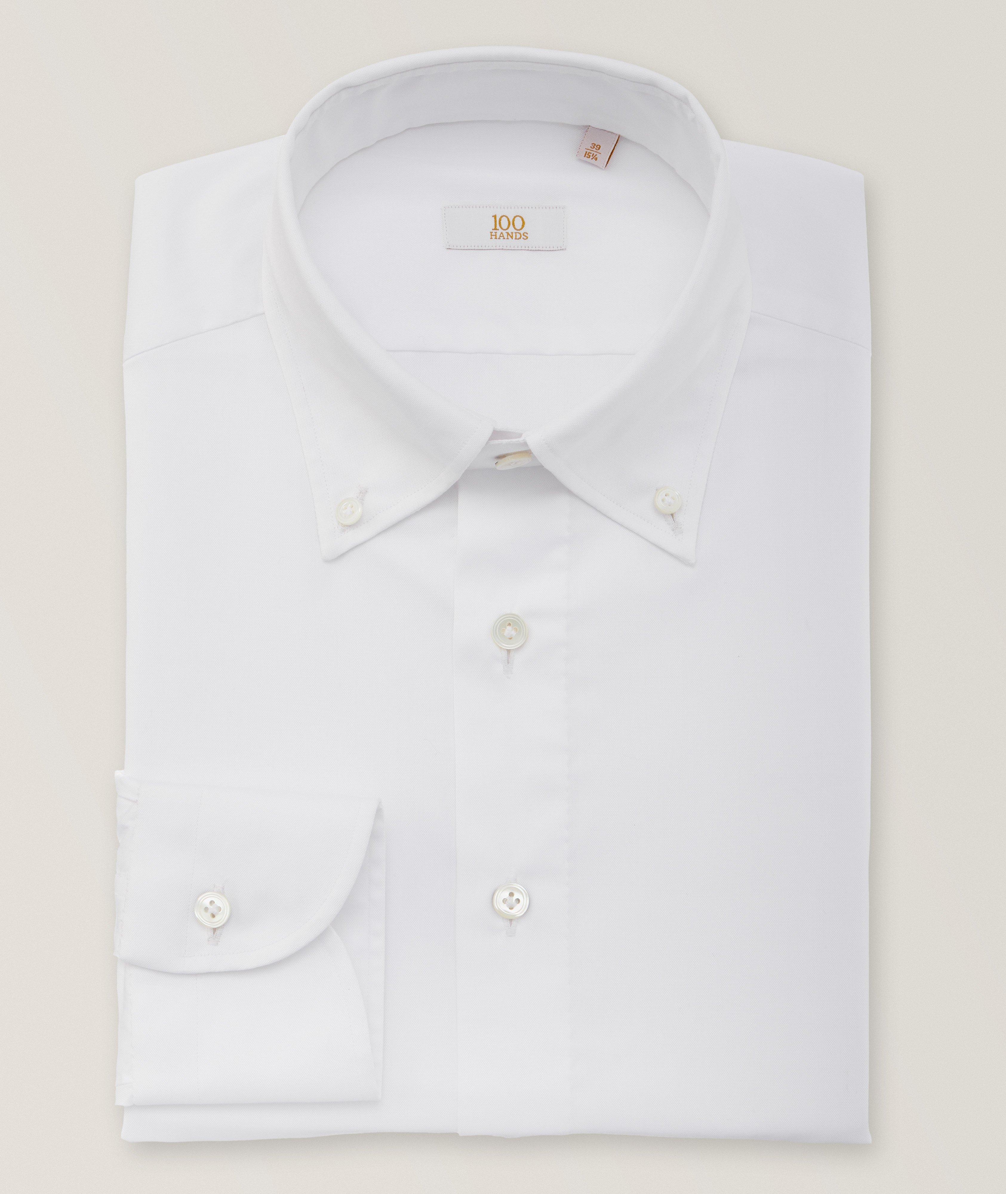 Micro Oxford Cotton Dress Shirt  image 0