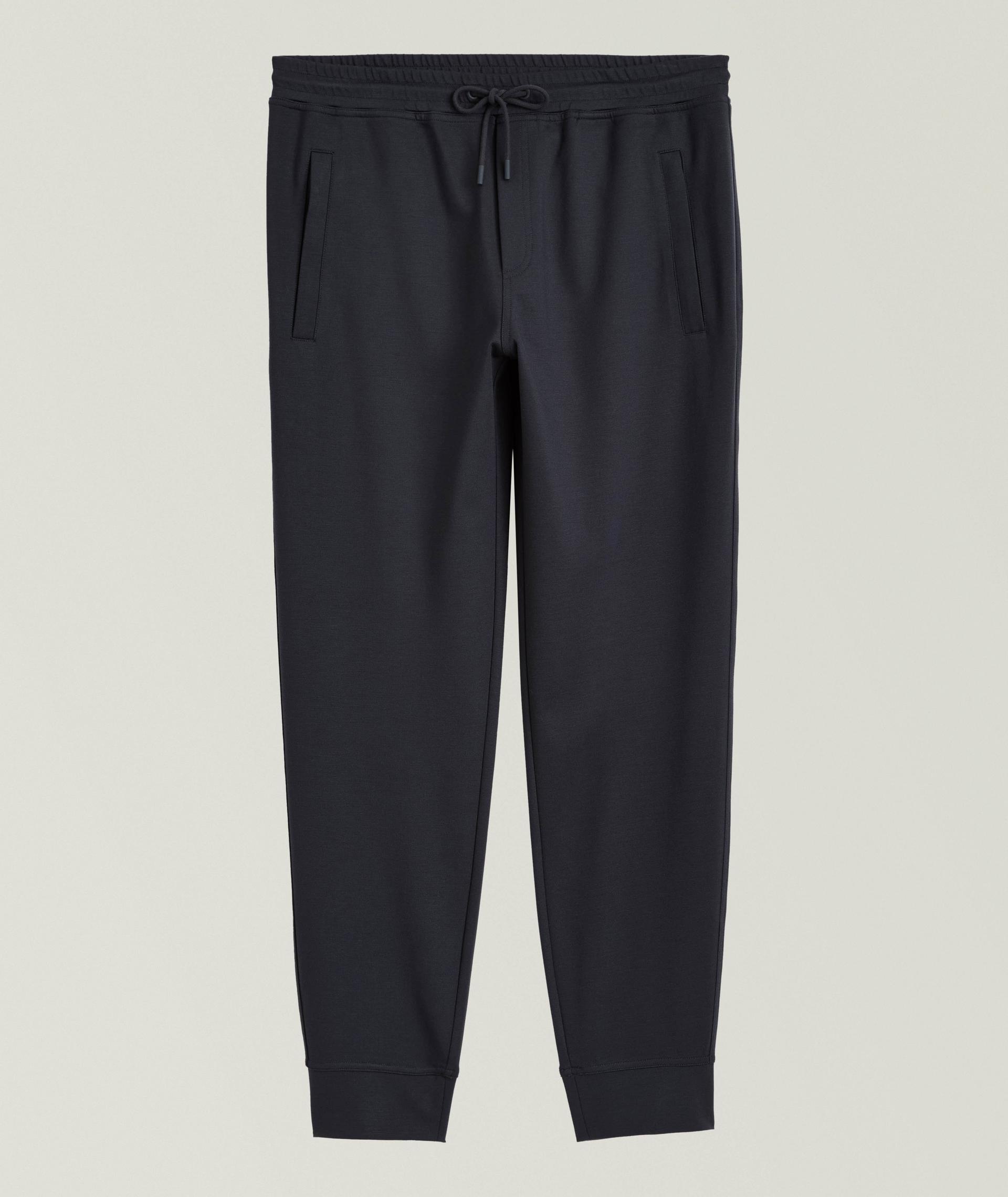 Pantalon sport en tissu extensible à cordon image 0