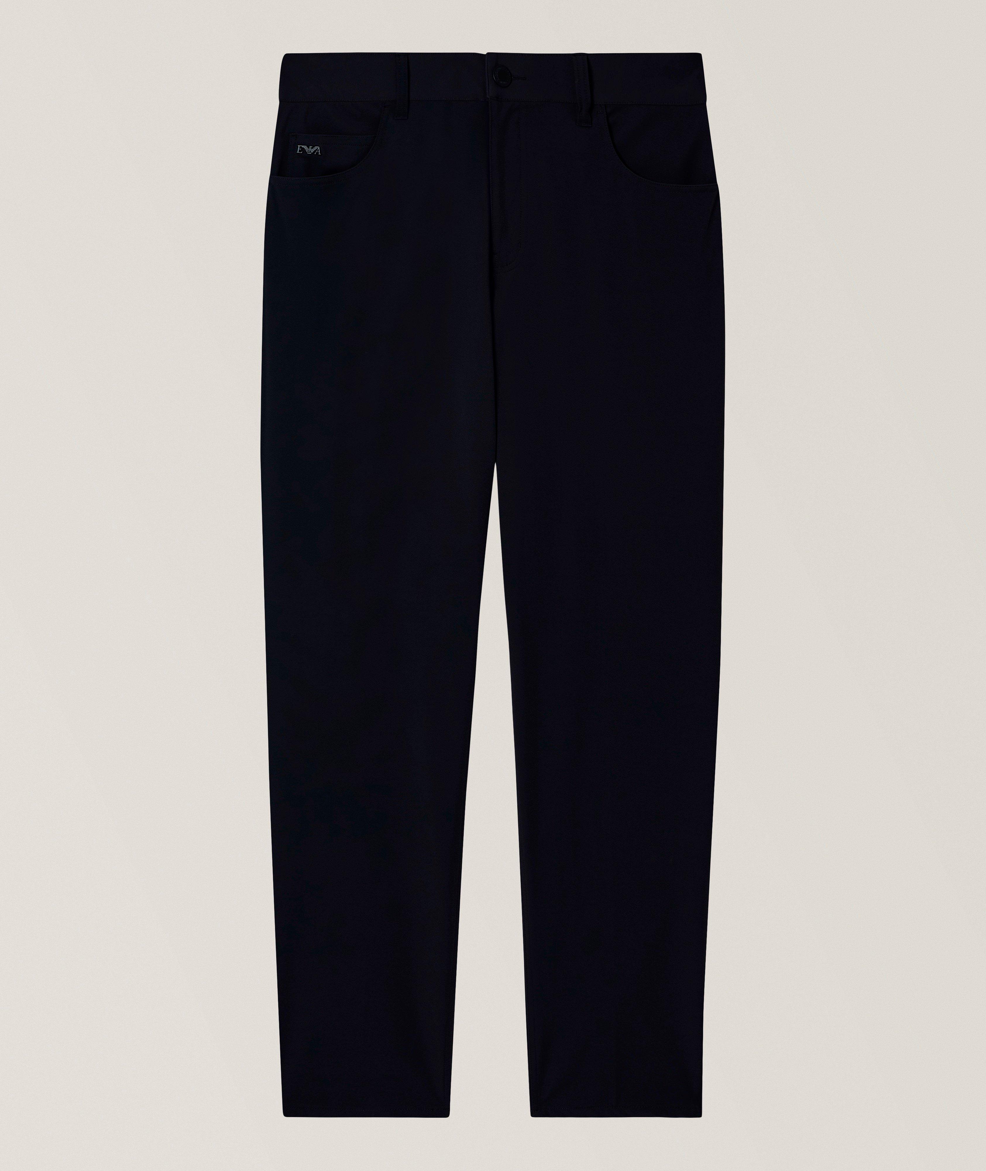 Emporio Armani Stretch-Virgin Wool Dress Pants | Dress Pants