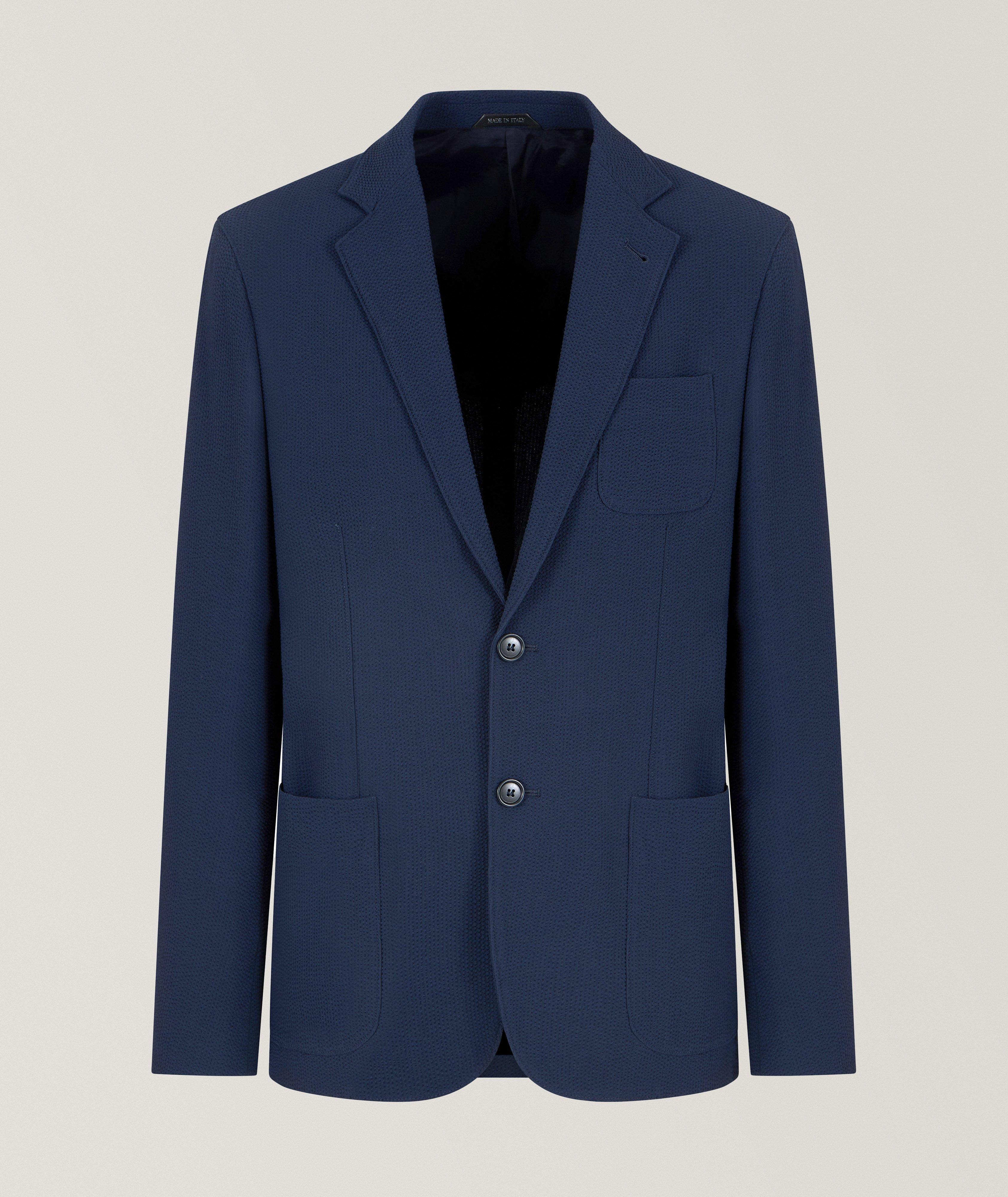 Upton Line Seersucker Virgin Wool Sport Jacket  image 0