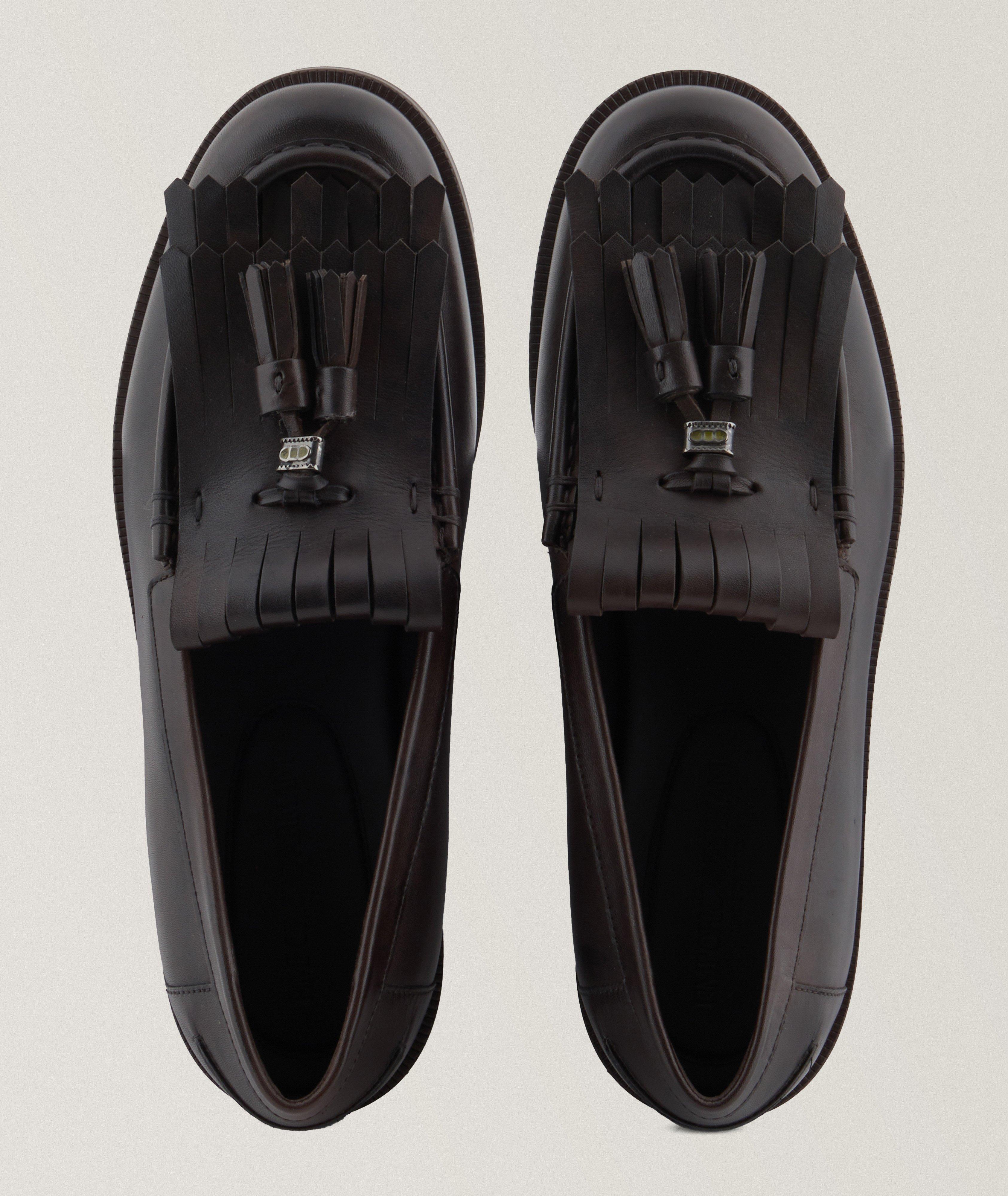 Tassel & Fringe Leather Loafers  image 2