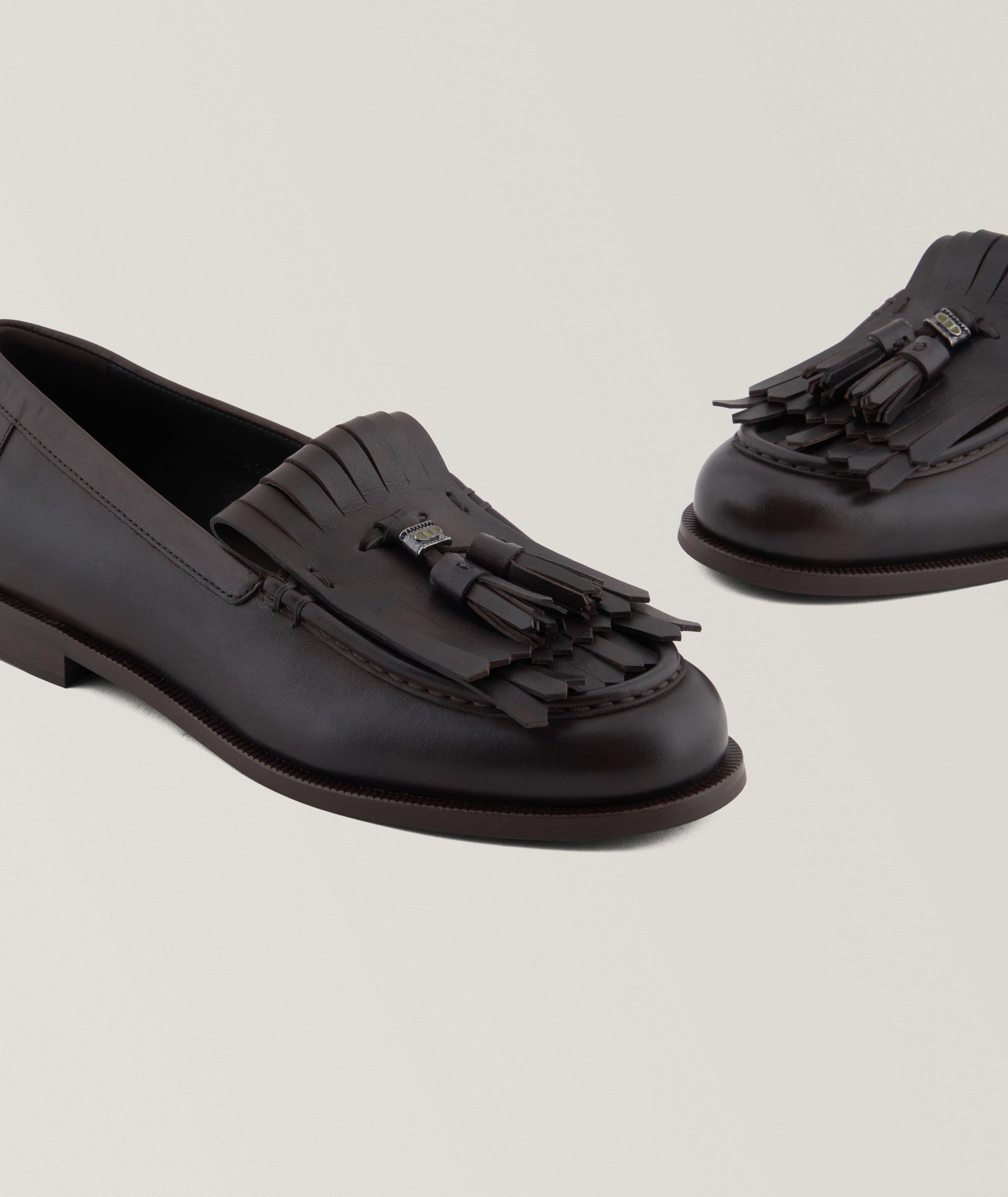 Tassel & Fringe Leather Loafers  image 4