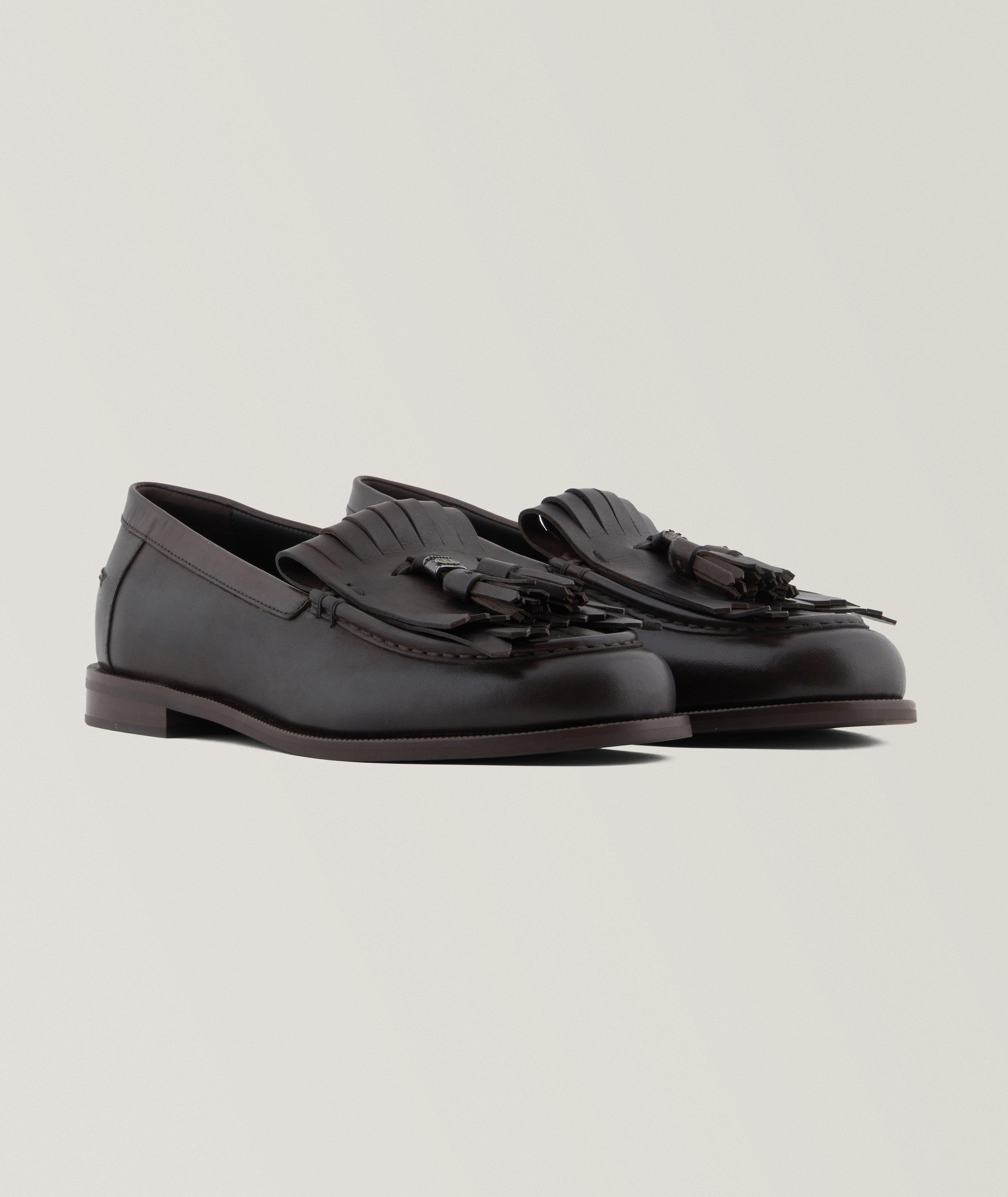 Tassel & Fringe Leather Loafers  image 5