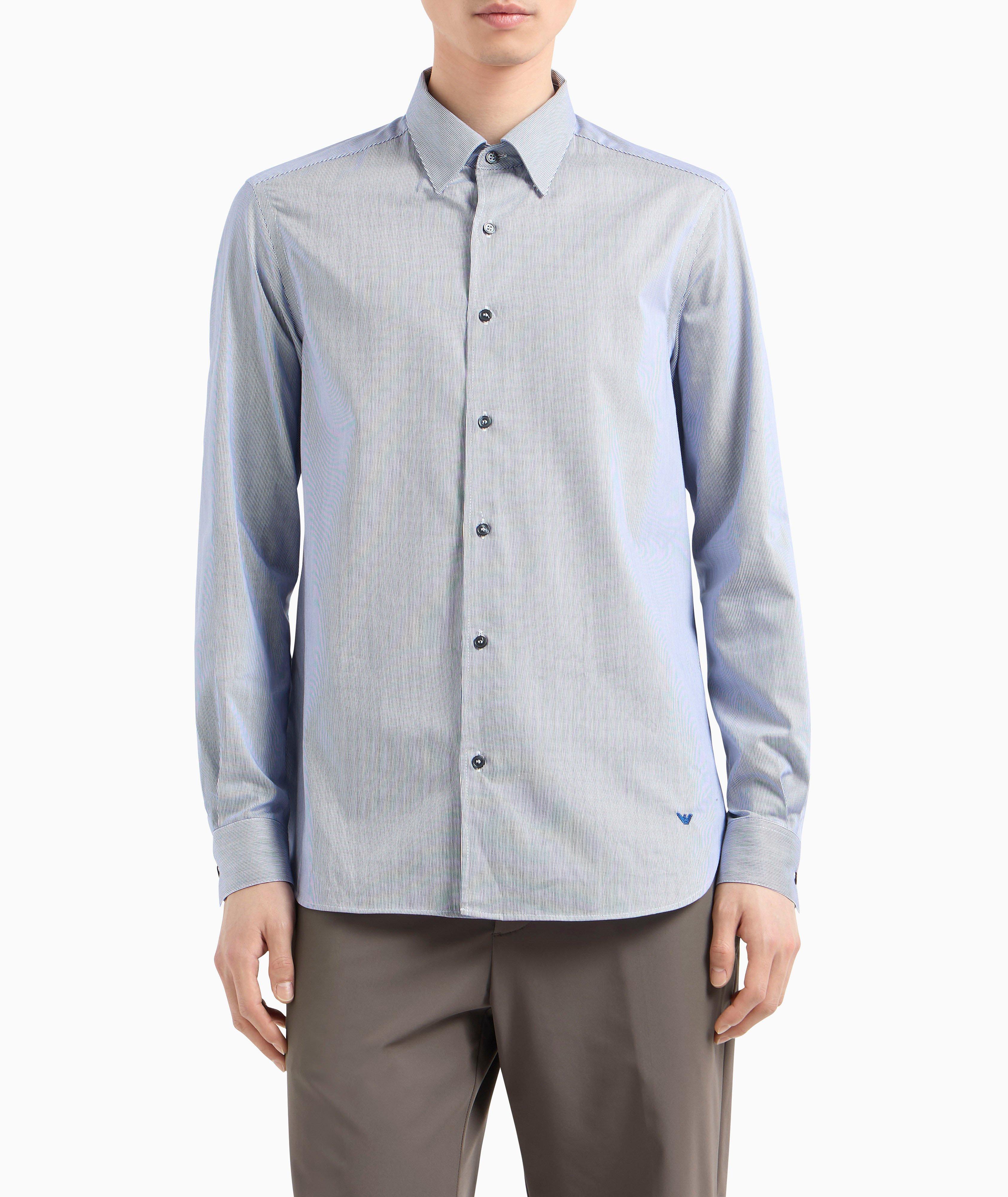 Chemise en coton à rayures image 1