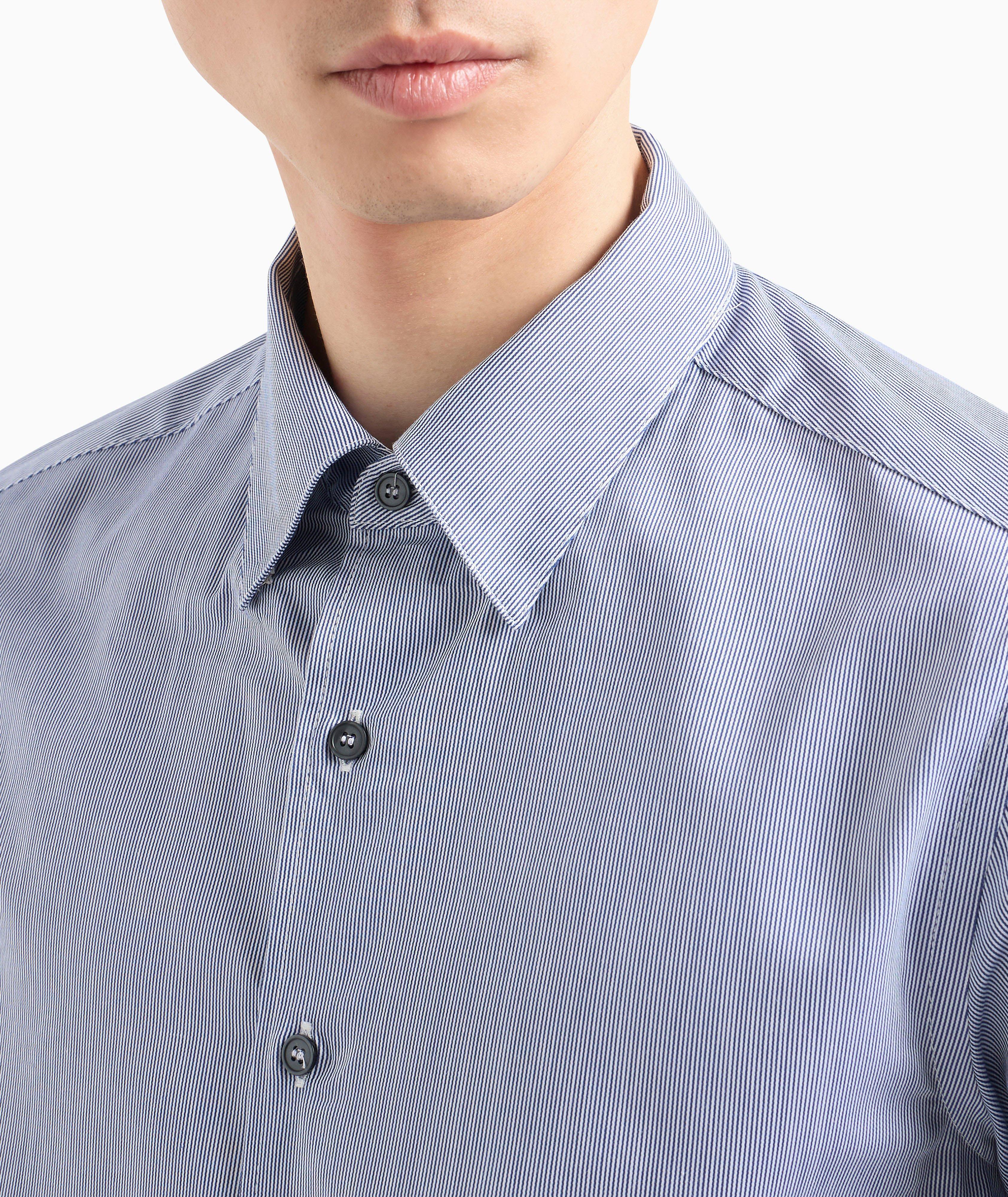 Chemise en coton à rayures image 3