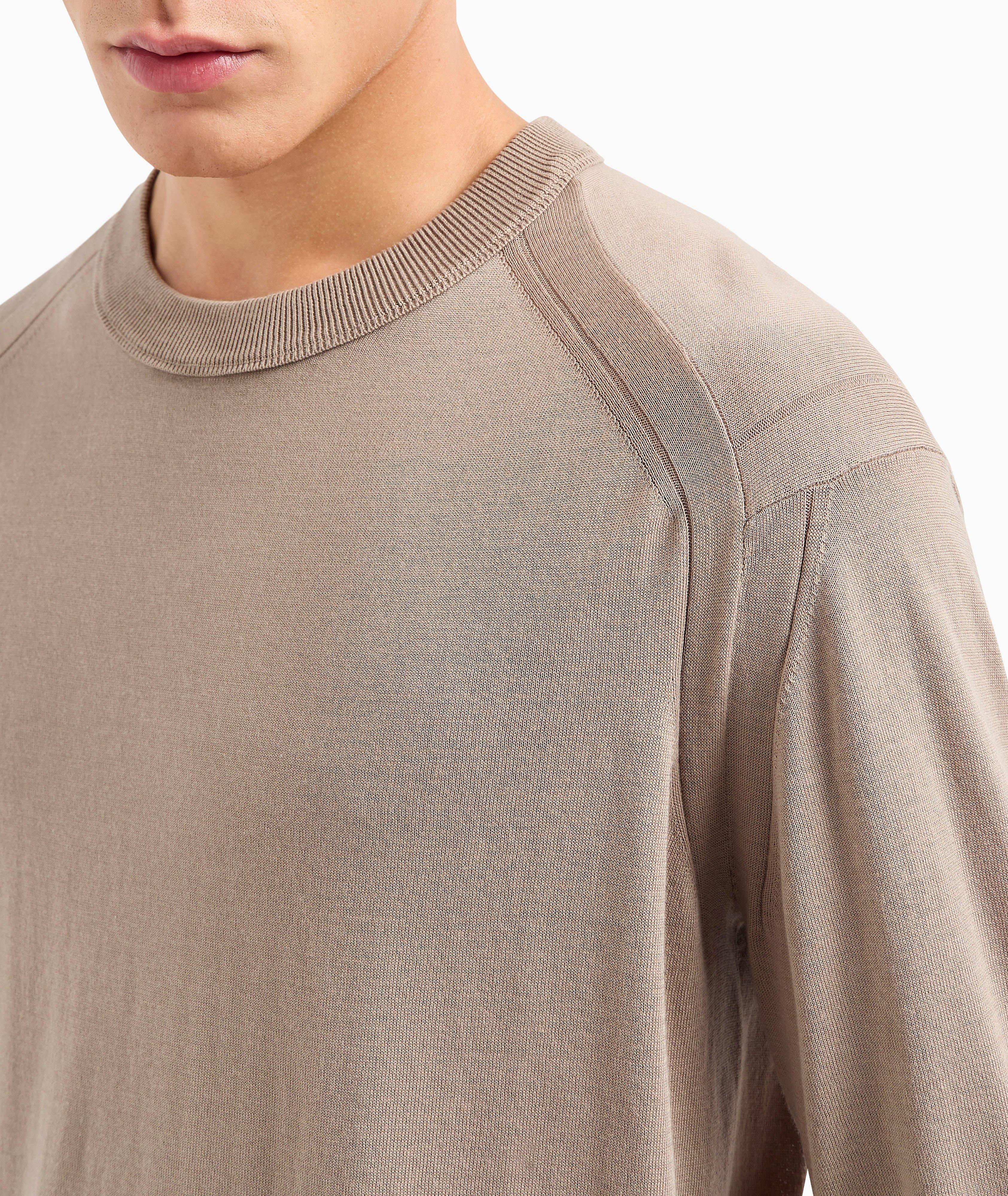 Plain Knit Short-Sleeve Sweater image 3