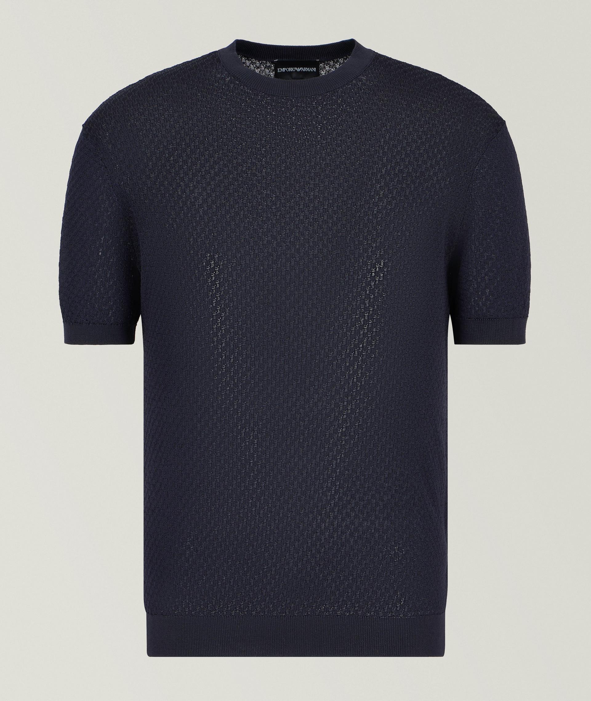 Jacquard Cotton-Blend Sweater image 0