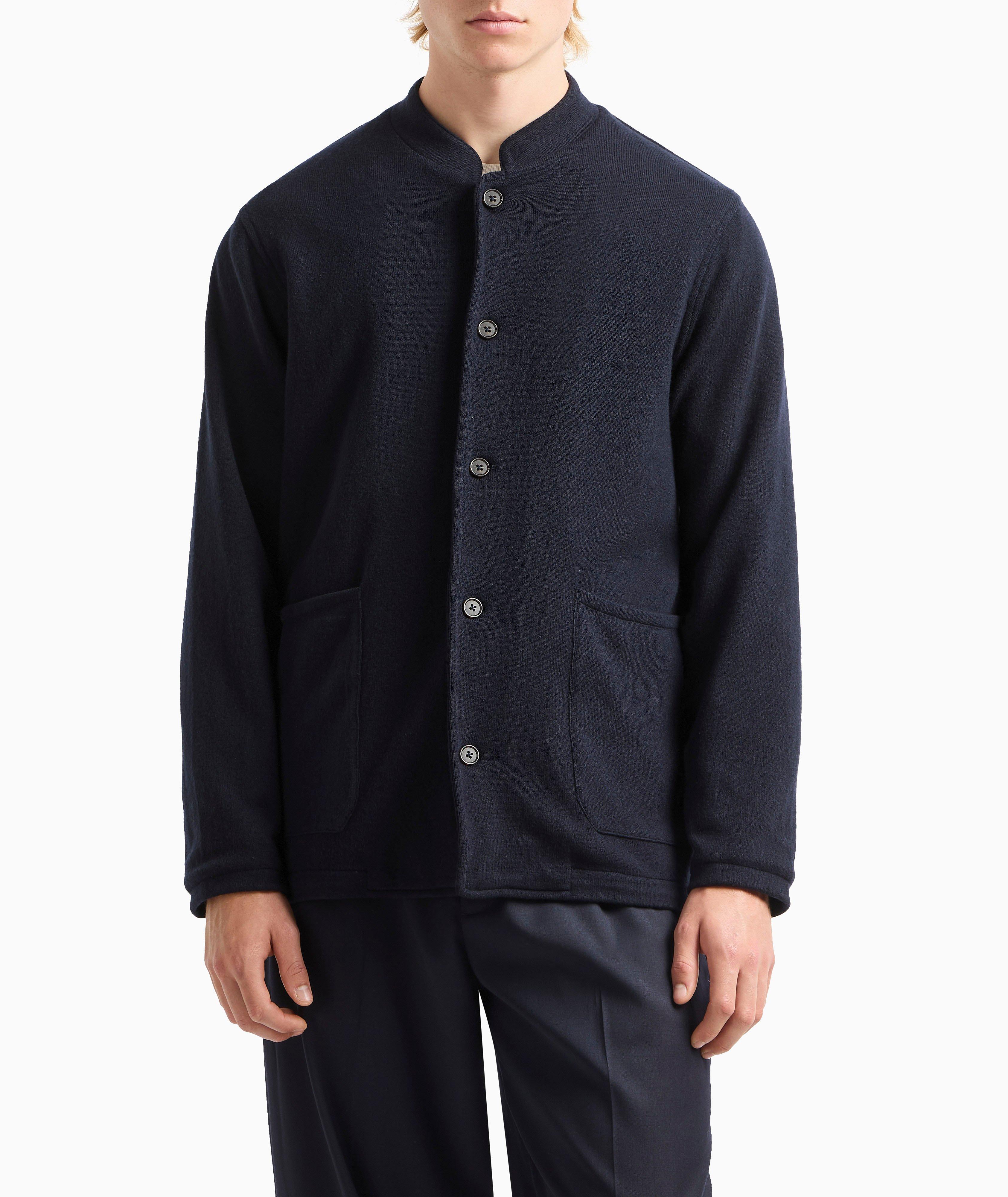 Guru-Collar Virgin Wool-Blend Jacket  image 1