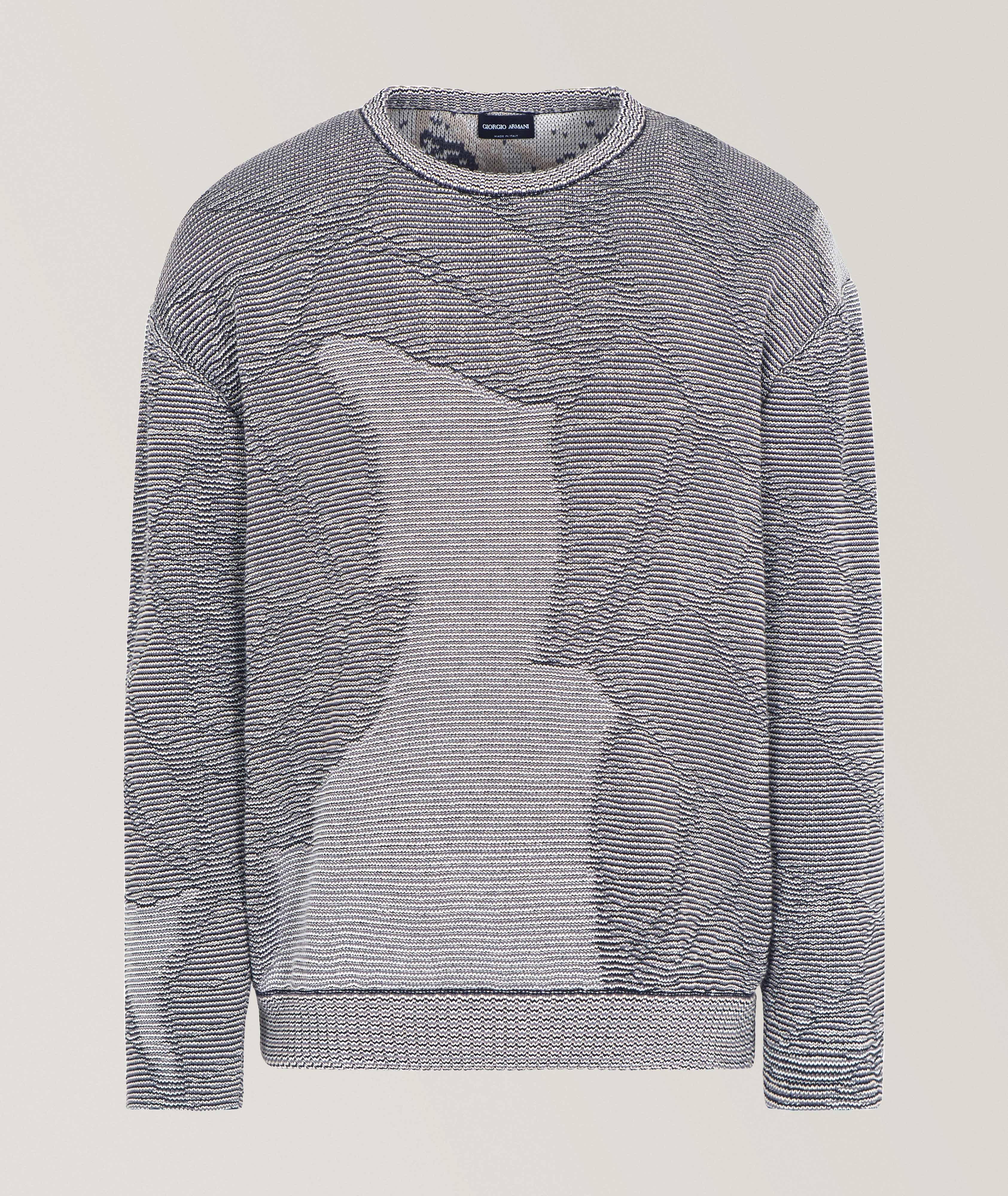 Jacquard Cotton-Cashmere Blend Sweater image 0